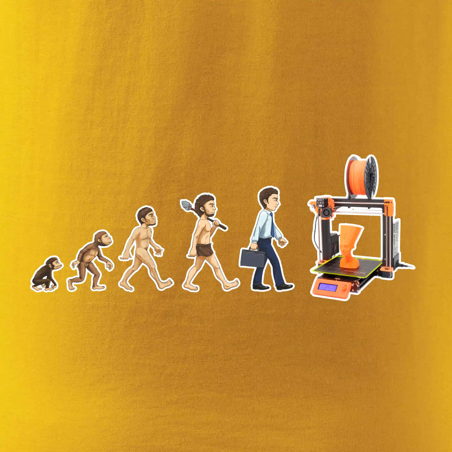 Evoluce 3D tisk
