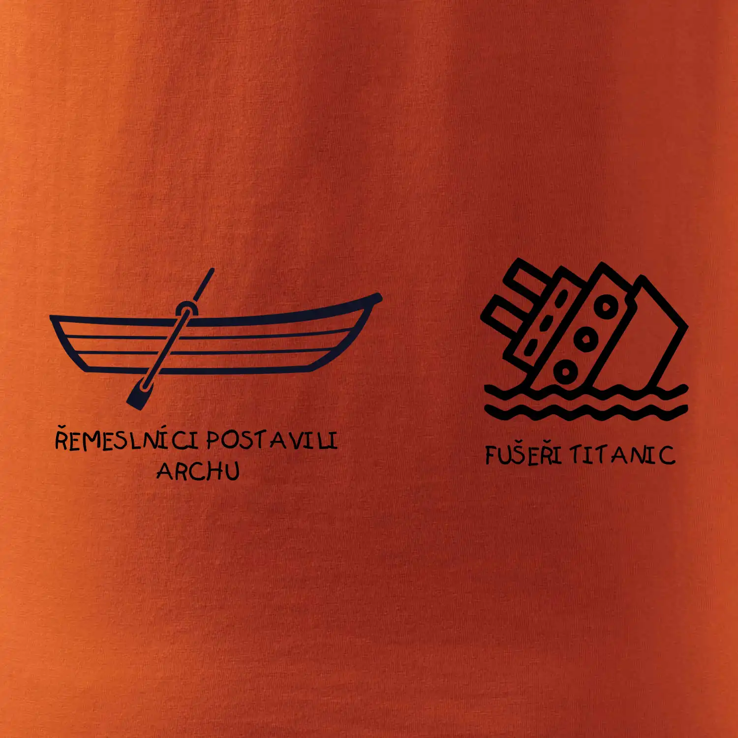 Řemeslnici postavili archu, fušeři Titanic