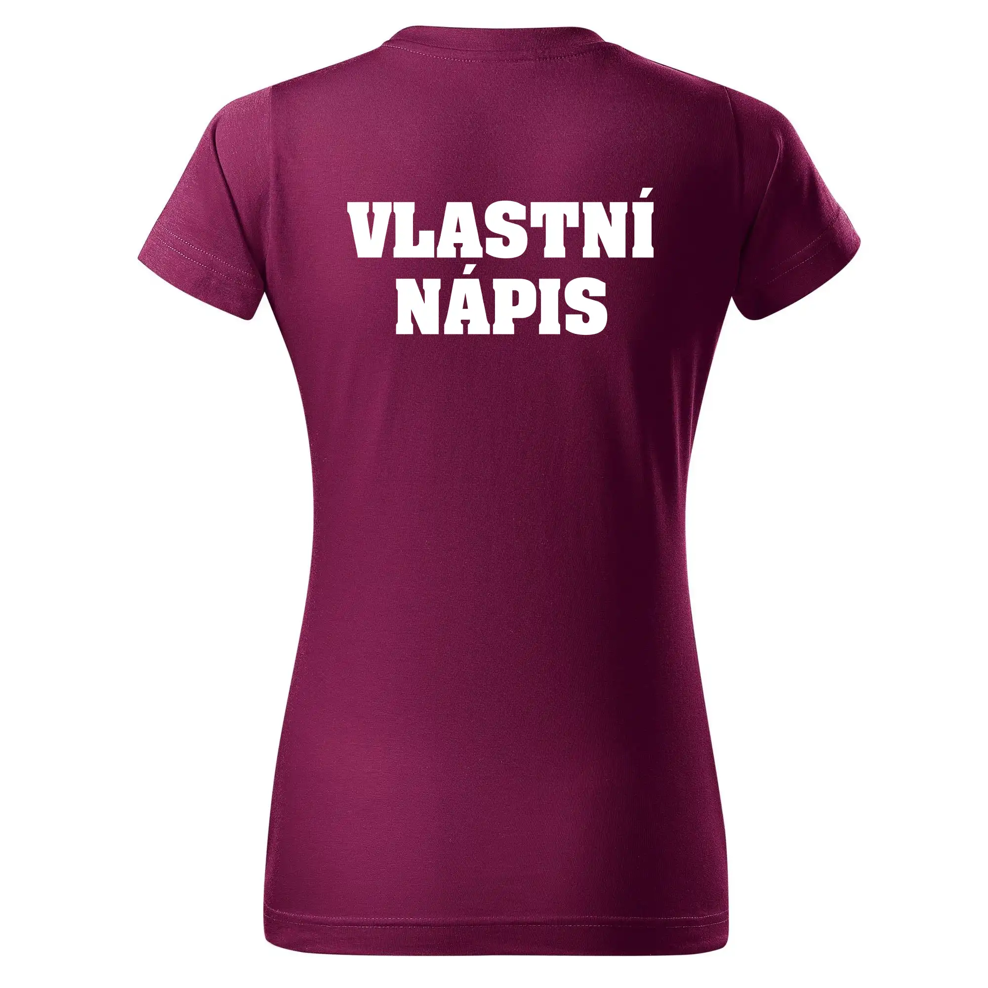 Hvězda života - vlastní nápis vpředu a vzadu