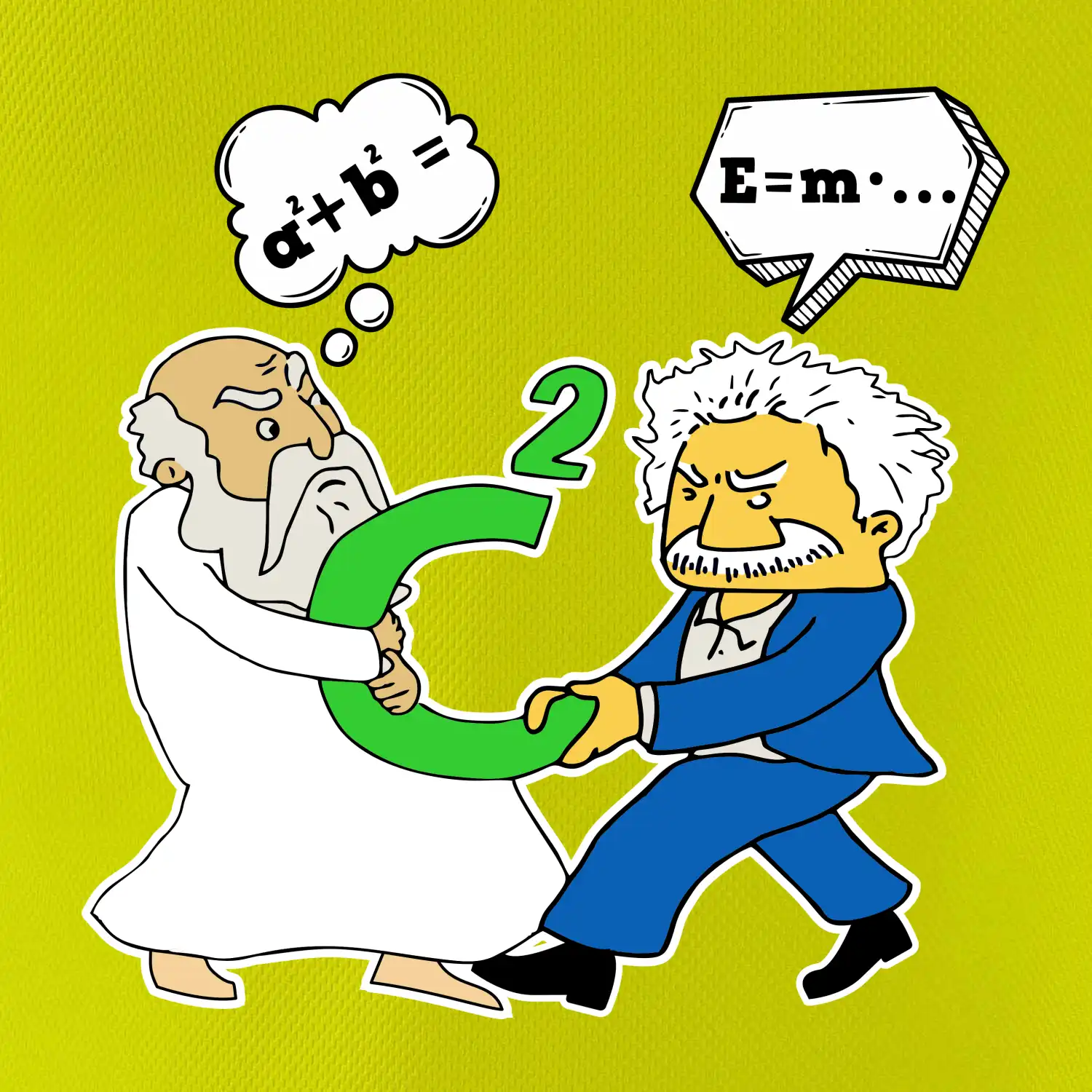 Pythagoras a Albert boj o C