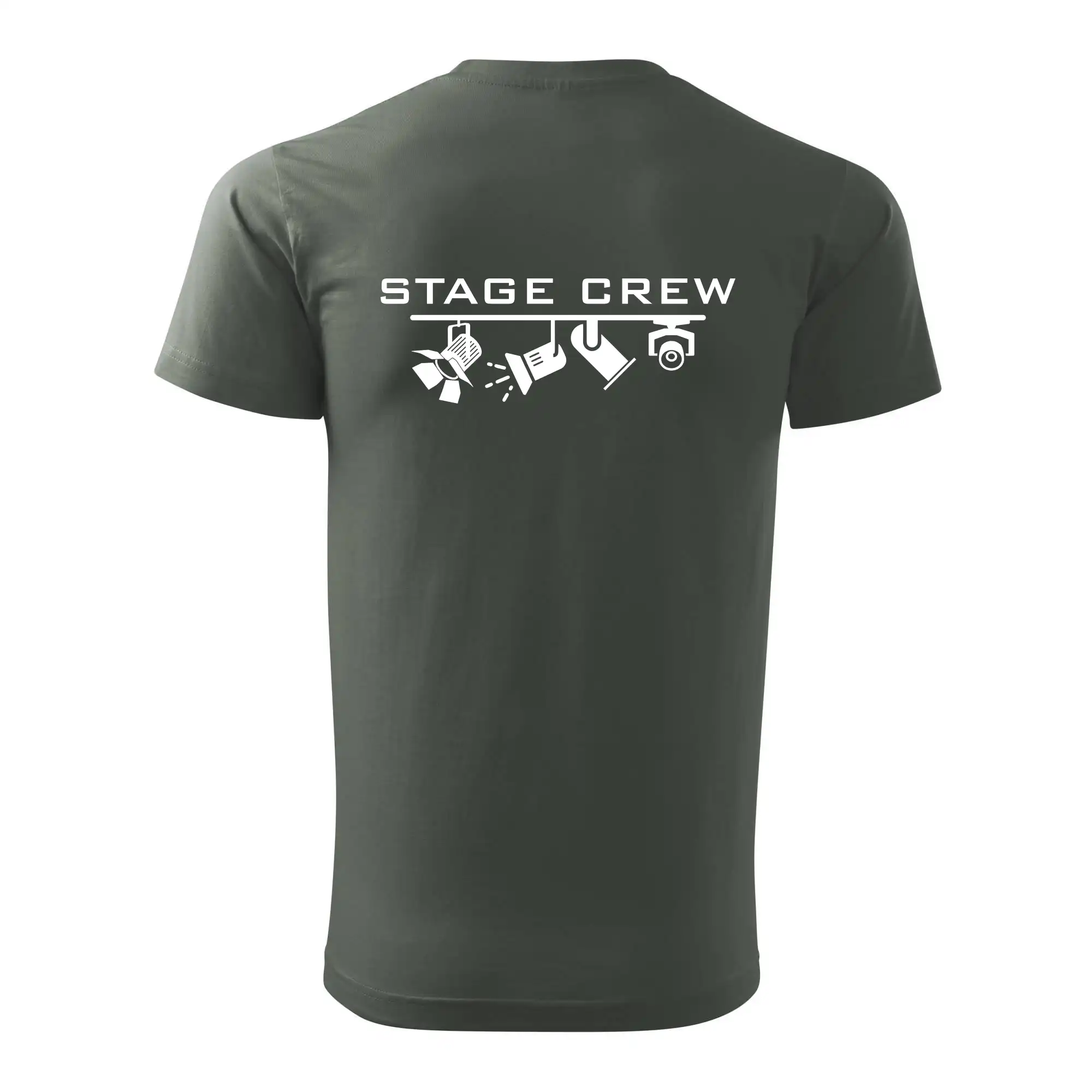 Jméno a nápis na zádech - stage crew
