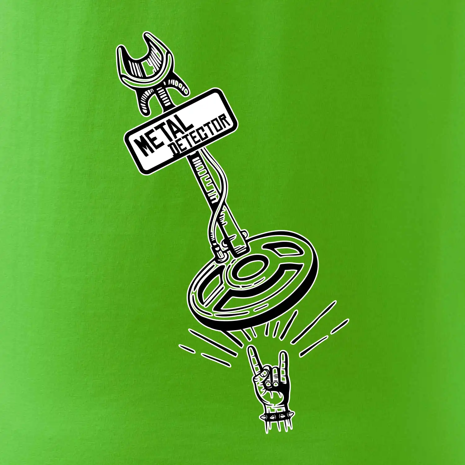 Metal detector rock
