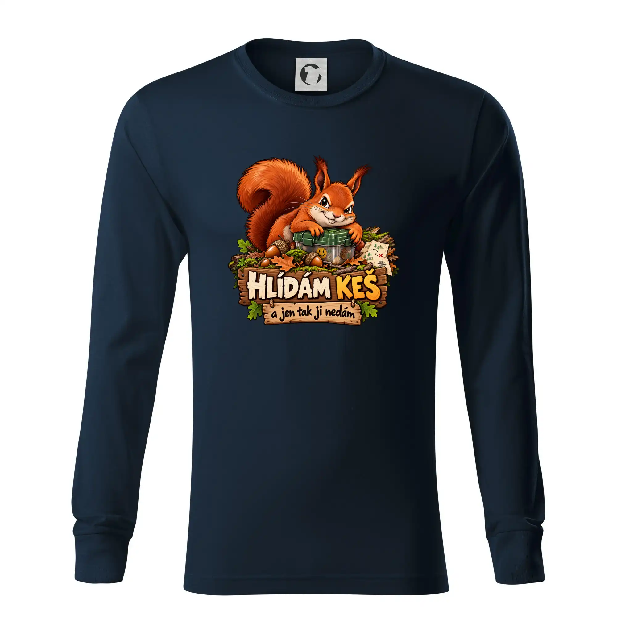 Hlídám keš veverka s pokladem
