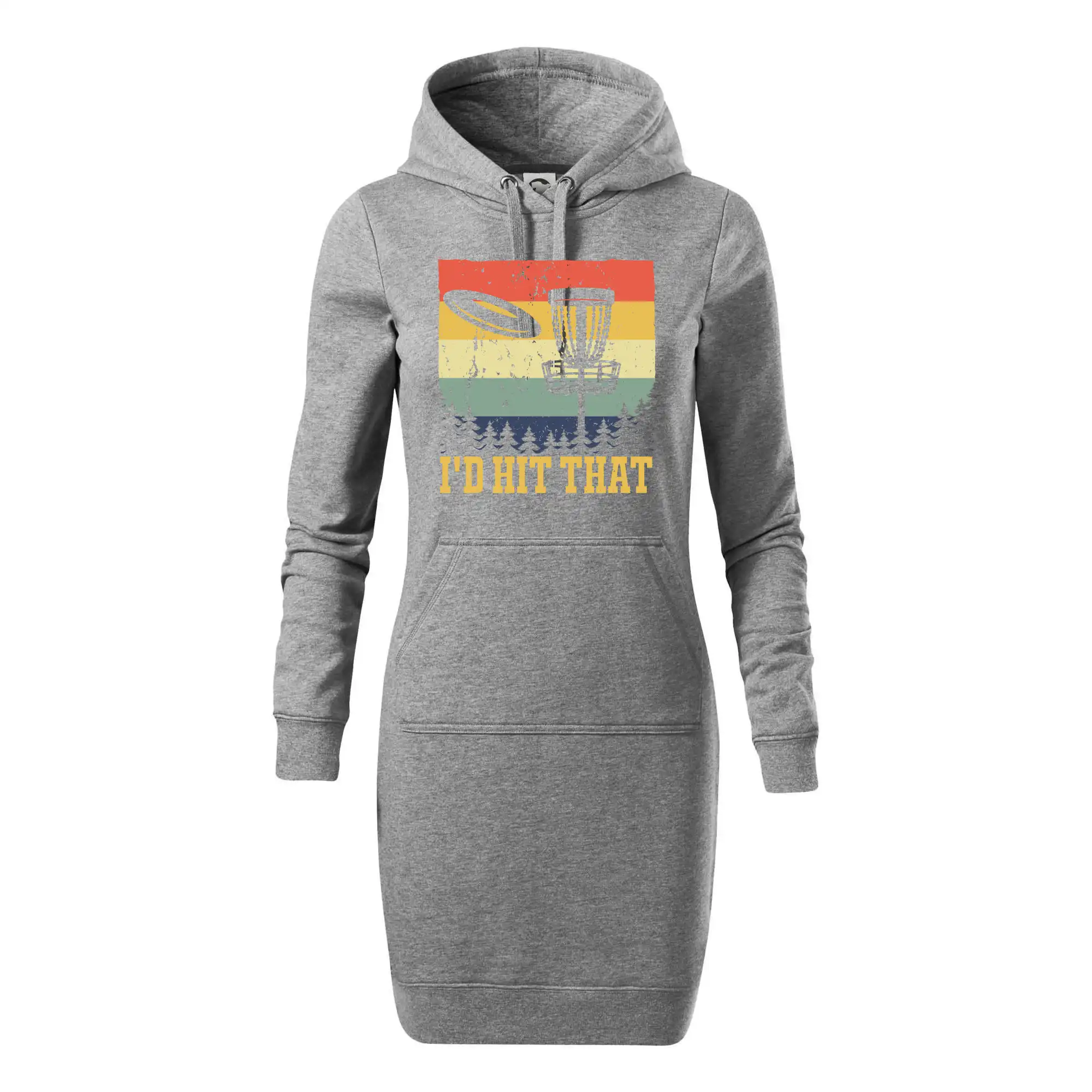 Disc golf player retro vintage