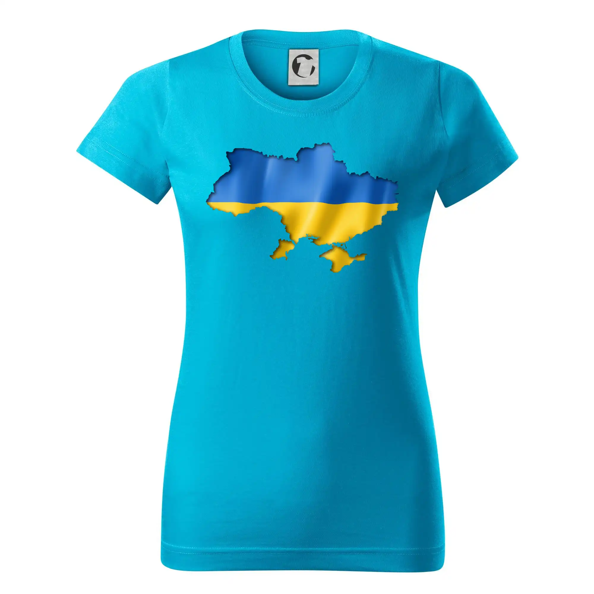 Ukrajina vlajka mapa