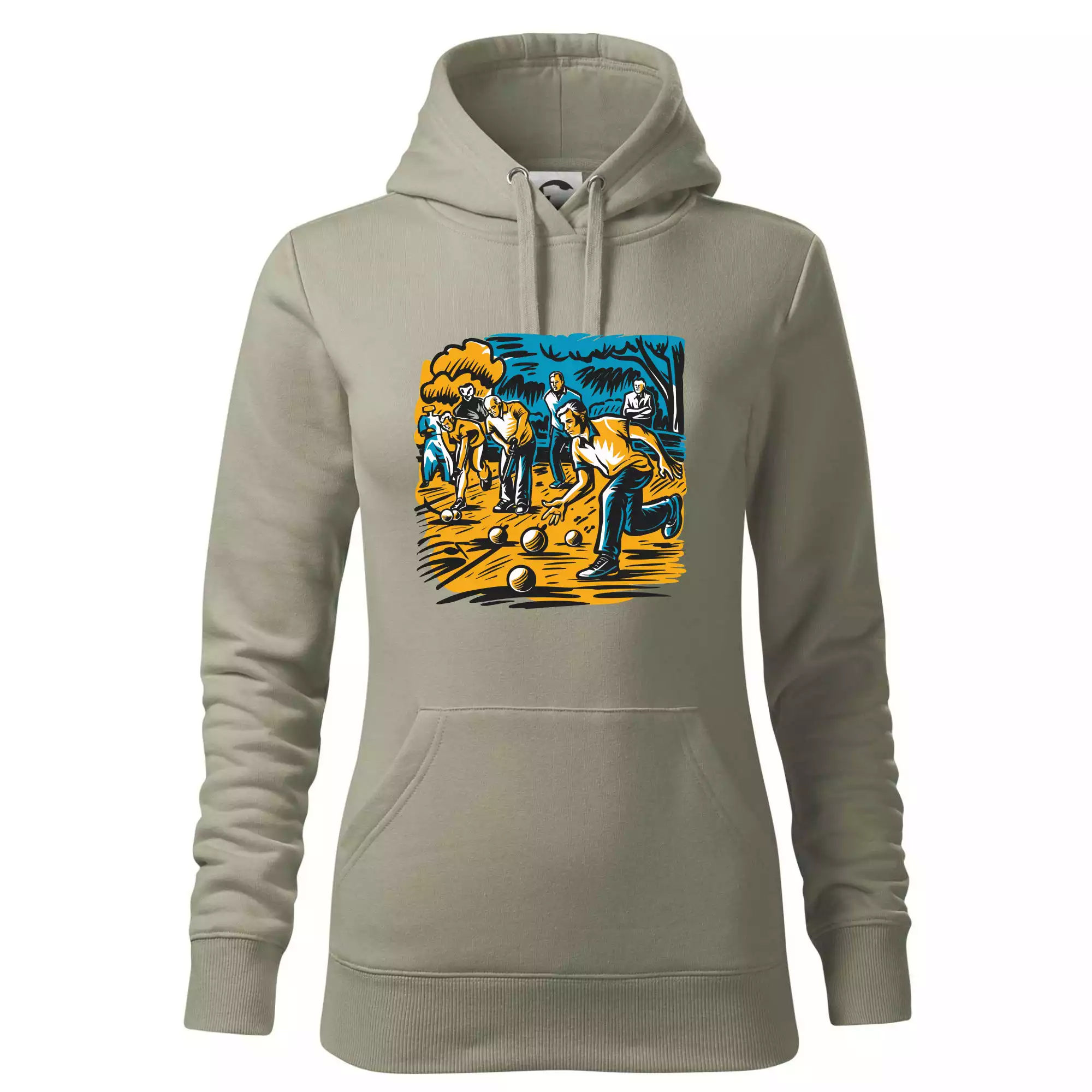 Petanque hra - modro oranžová