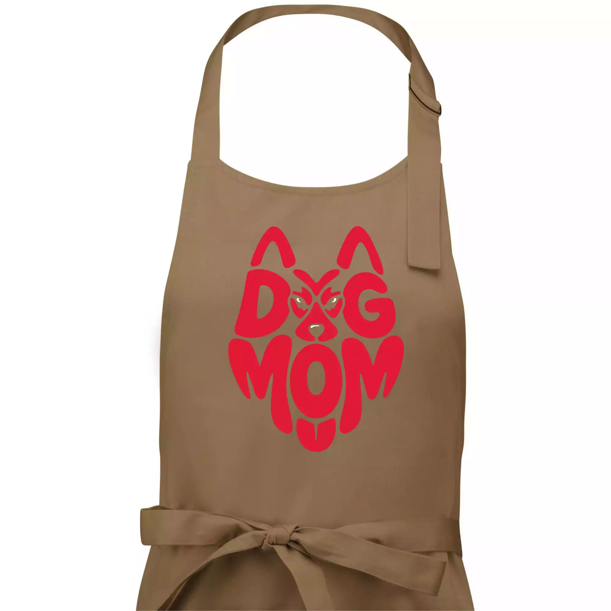 Dog mom nápis v hlavě