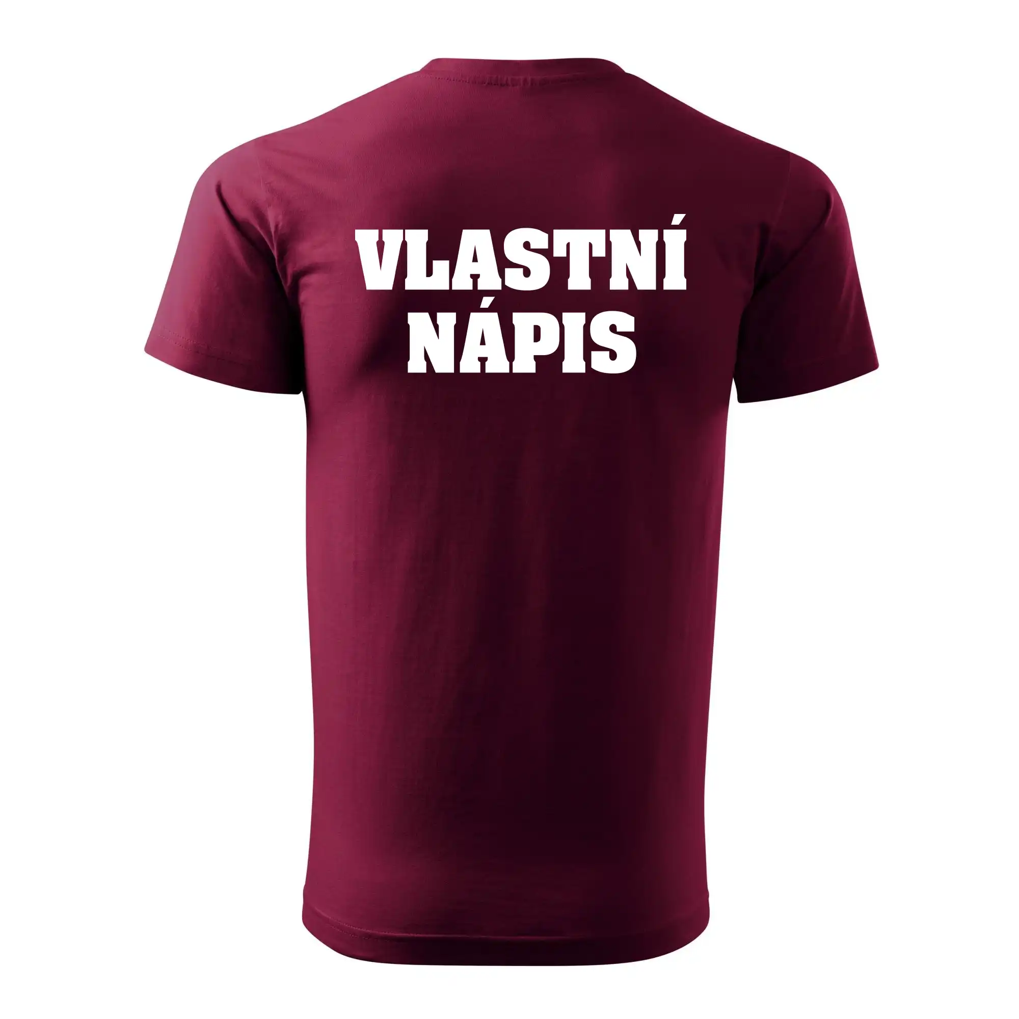 Hvězda života - vlastní nápis vpředu a vzadu