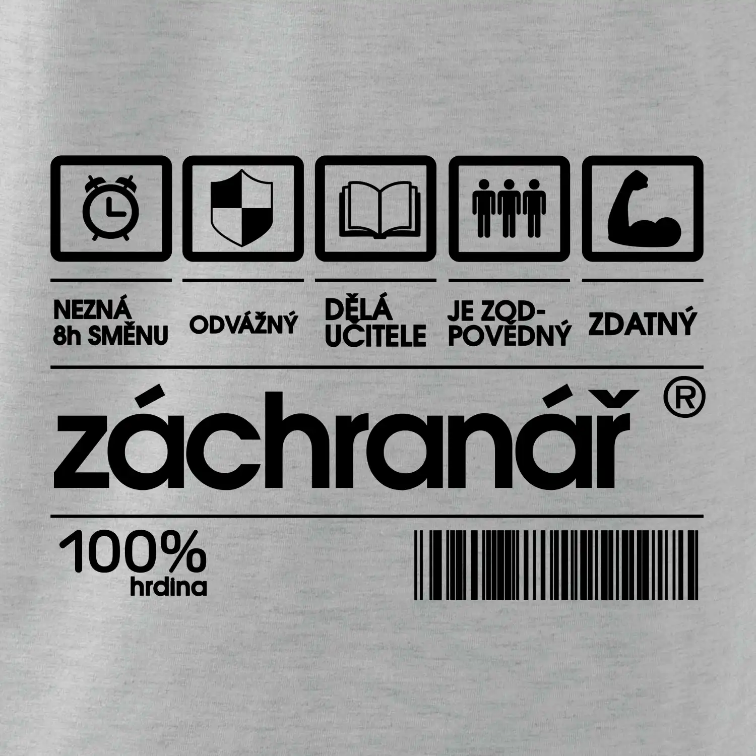 Čárový kód záchranář