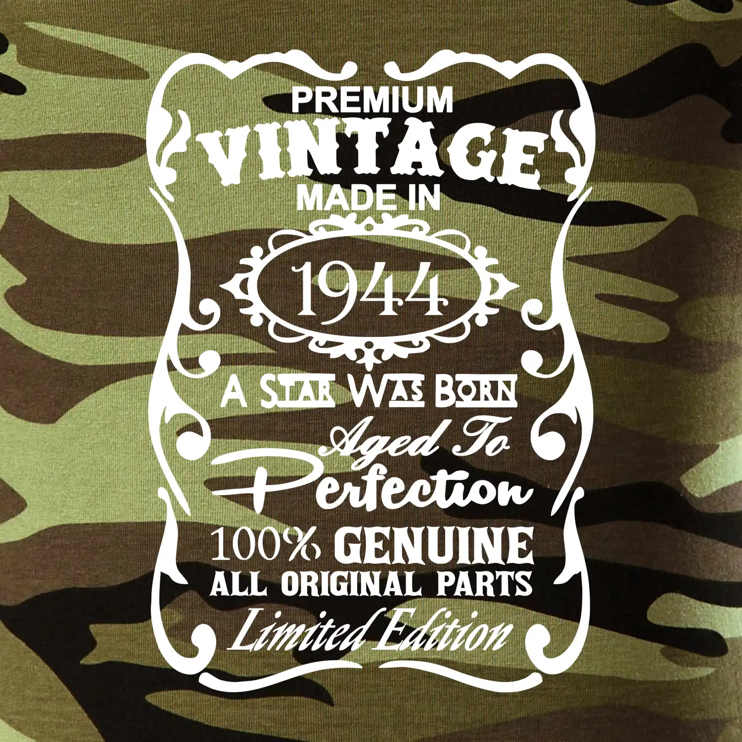 Vintage Etiketa - 1944