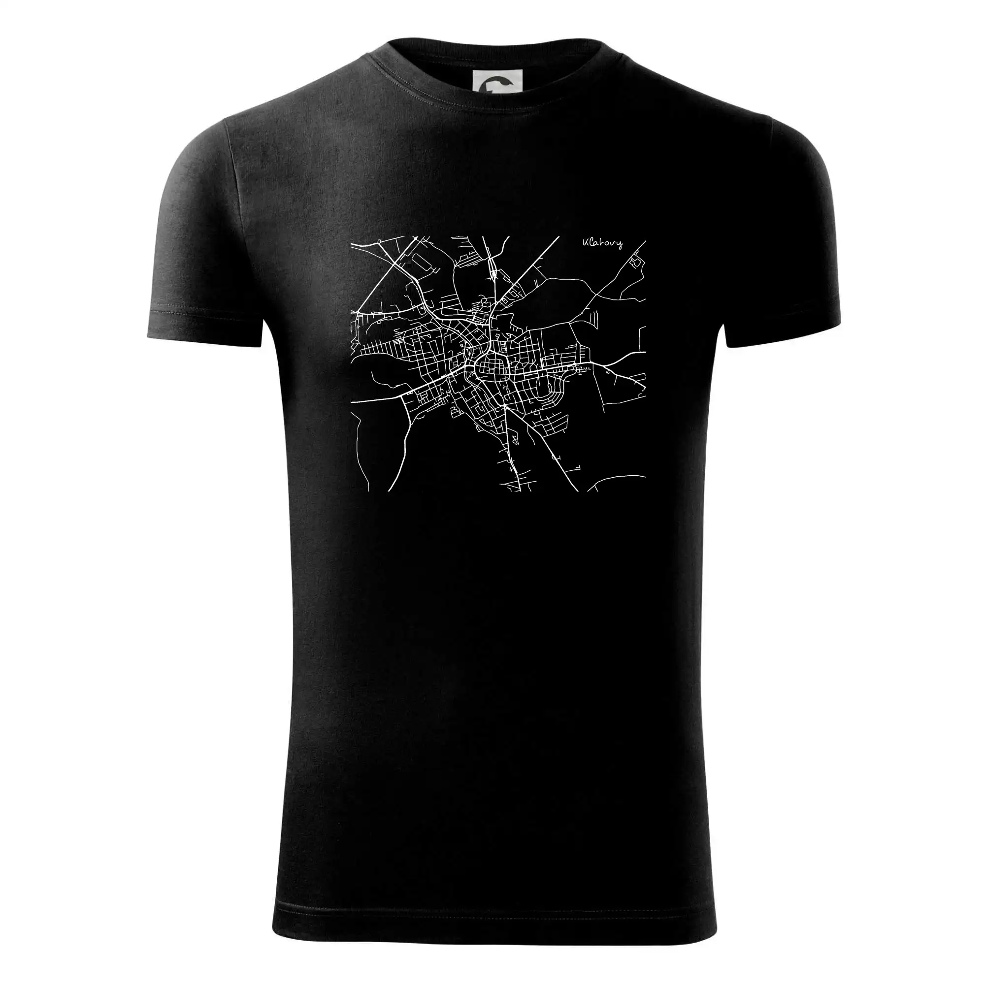 Mapy měst černobílé Klatovy