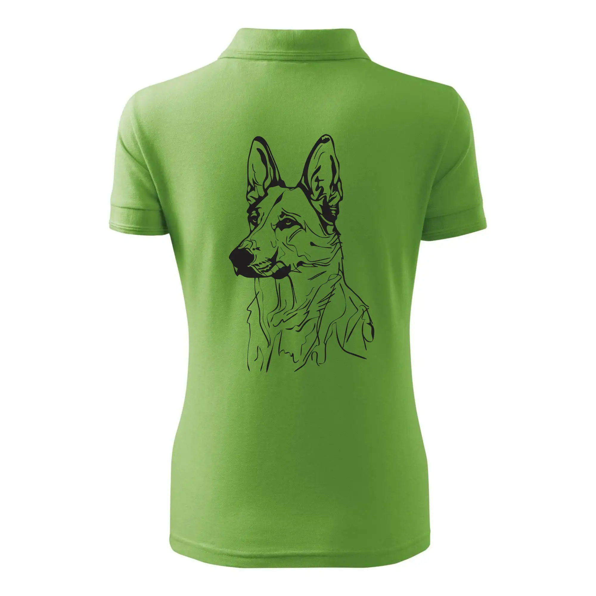 Německý ovčák černá kresba