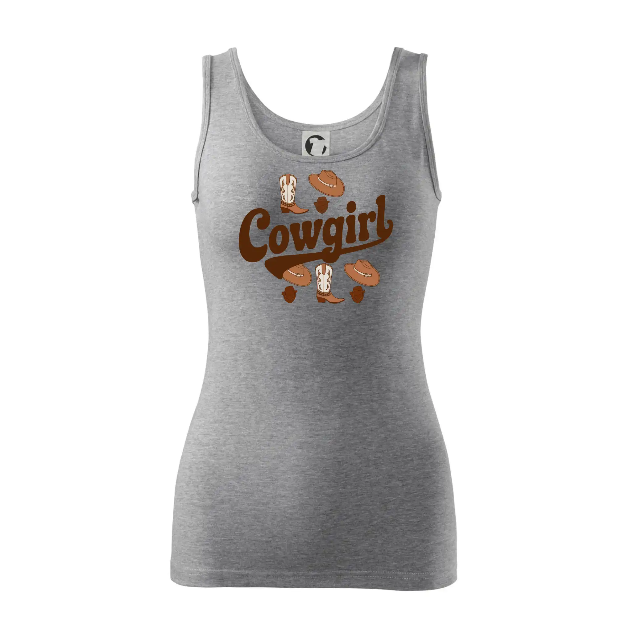 Cowgirl nápis a oblečení