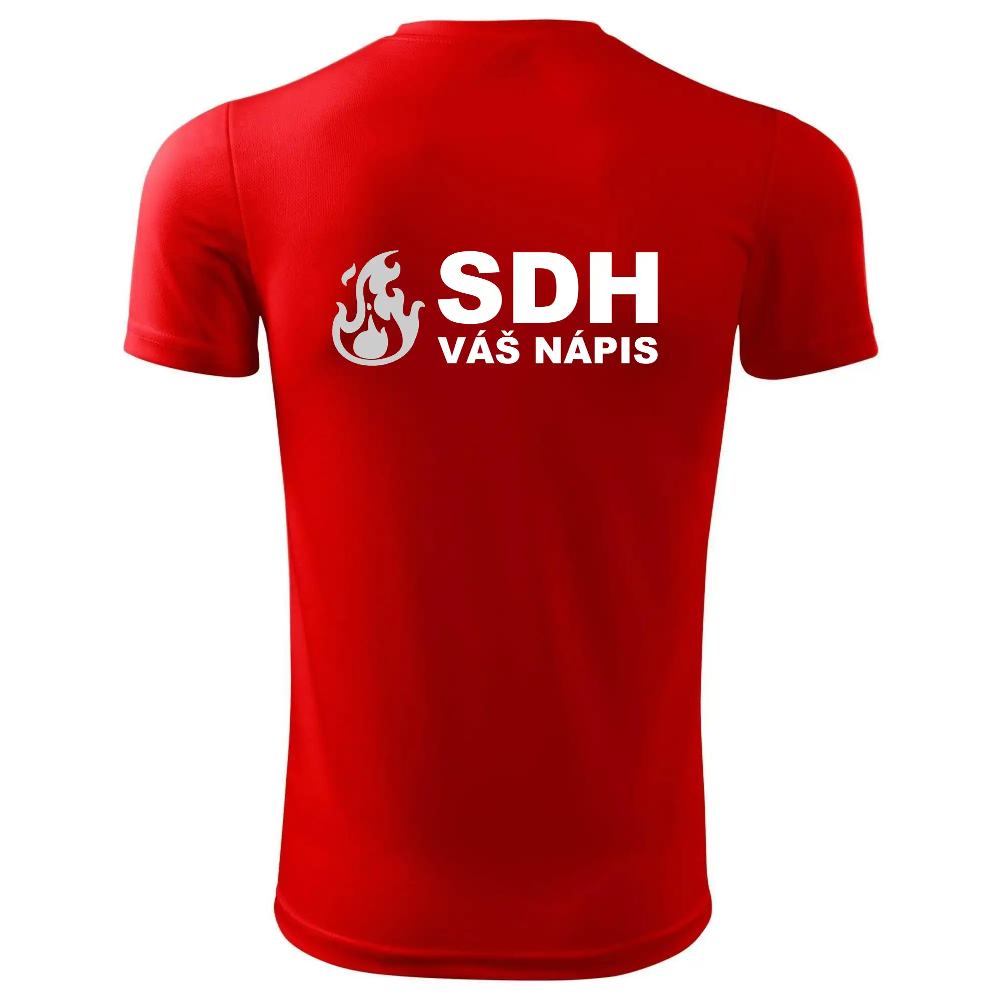 SDH REFLEXNÍ nápis (oheň, firesport, název sboru - vlastní nápis)