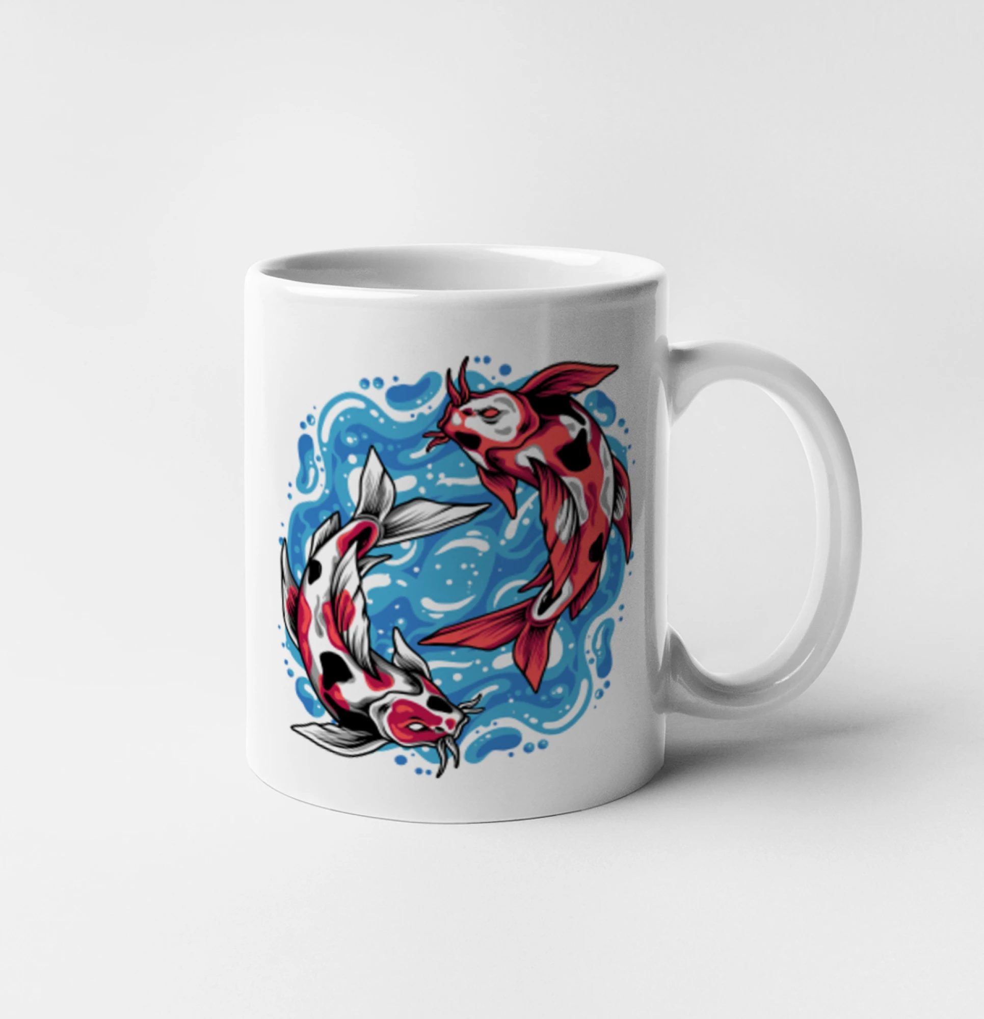 Yin & Yang Koi kapr - červený