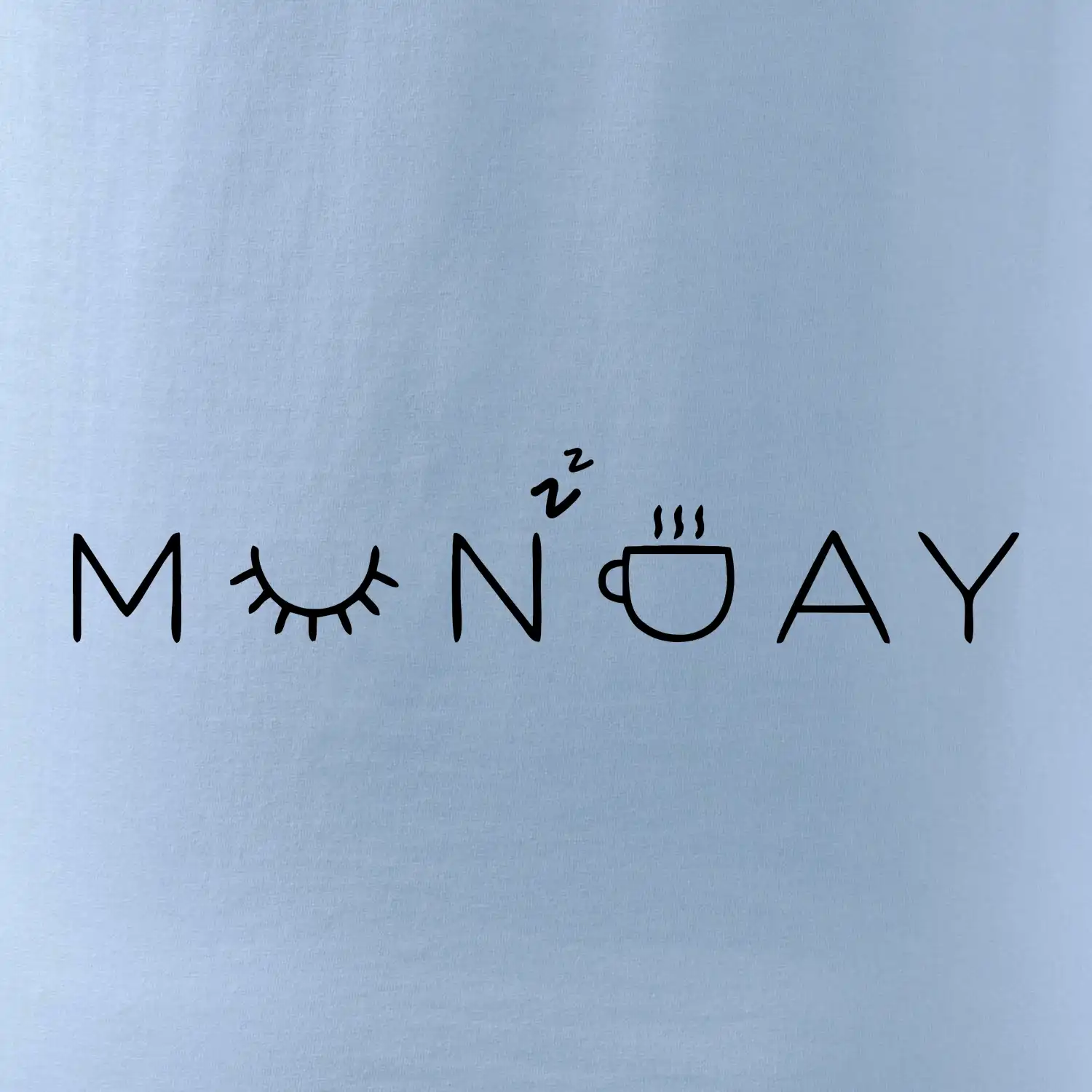Monday nápis