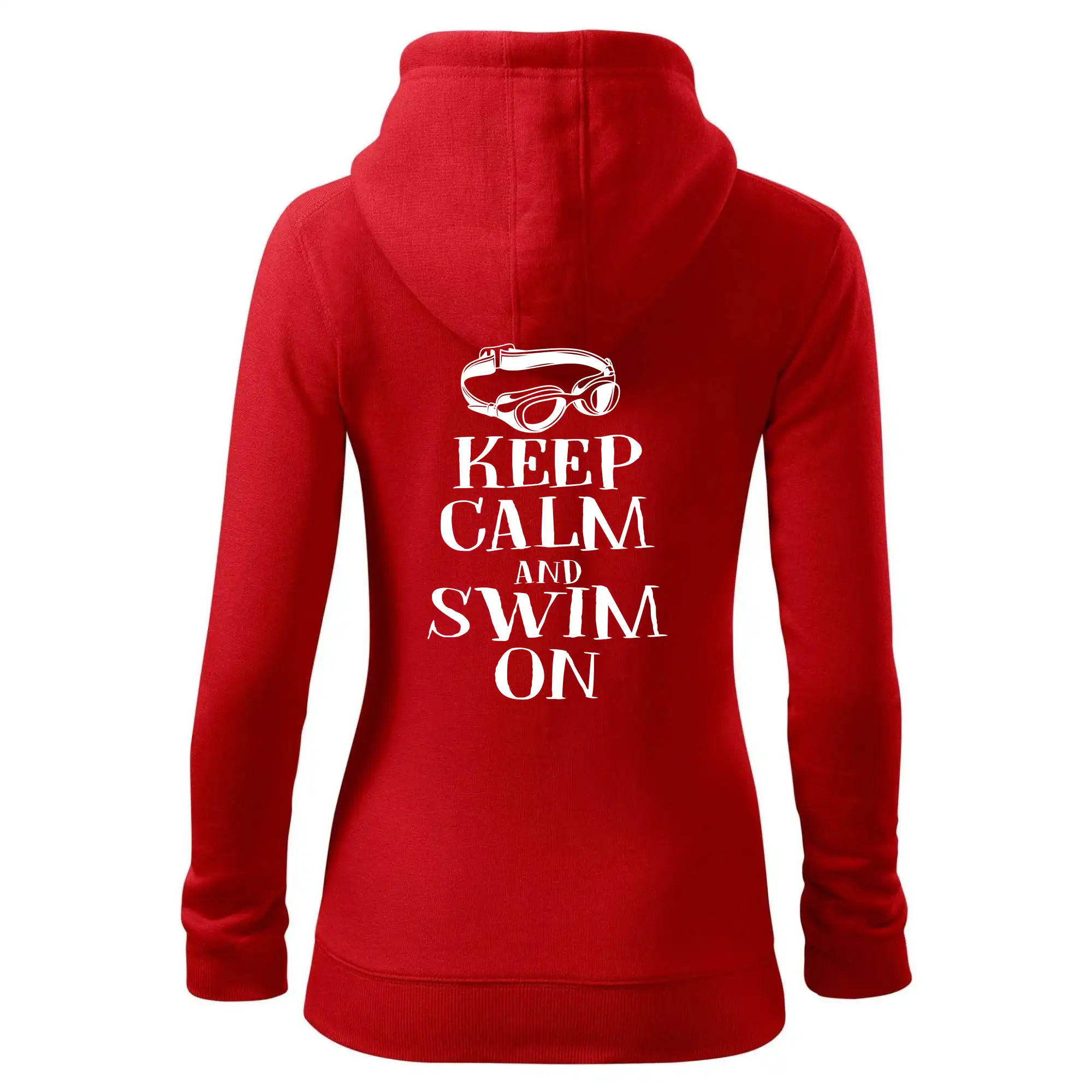 Keep calm and swim on