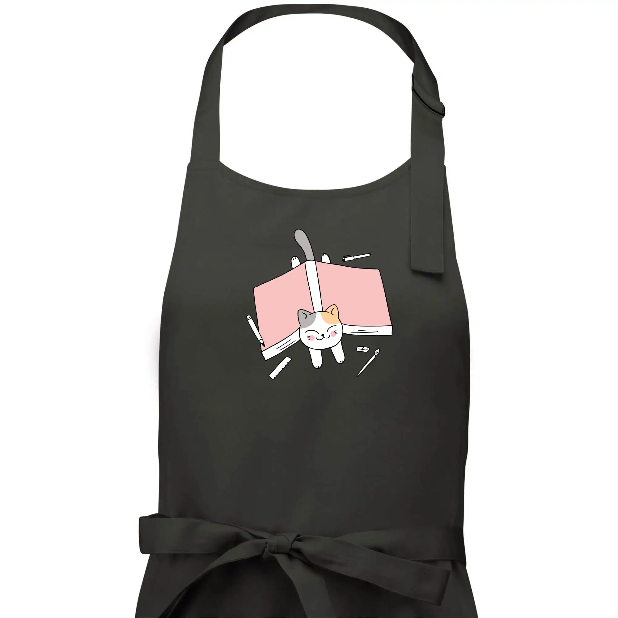 Učení na státnice kočka