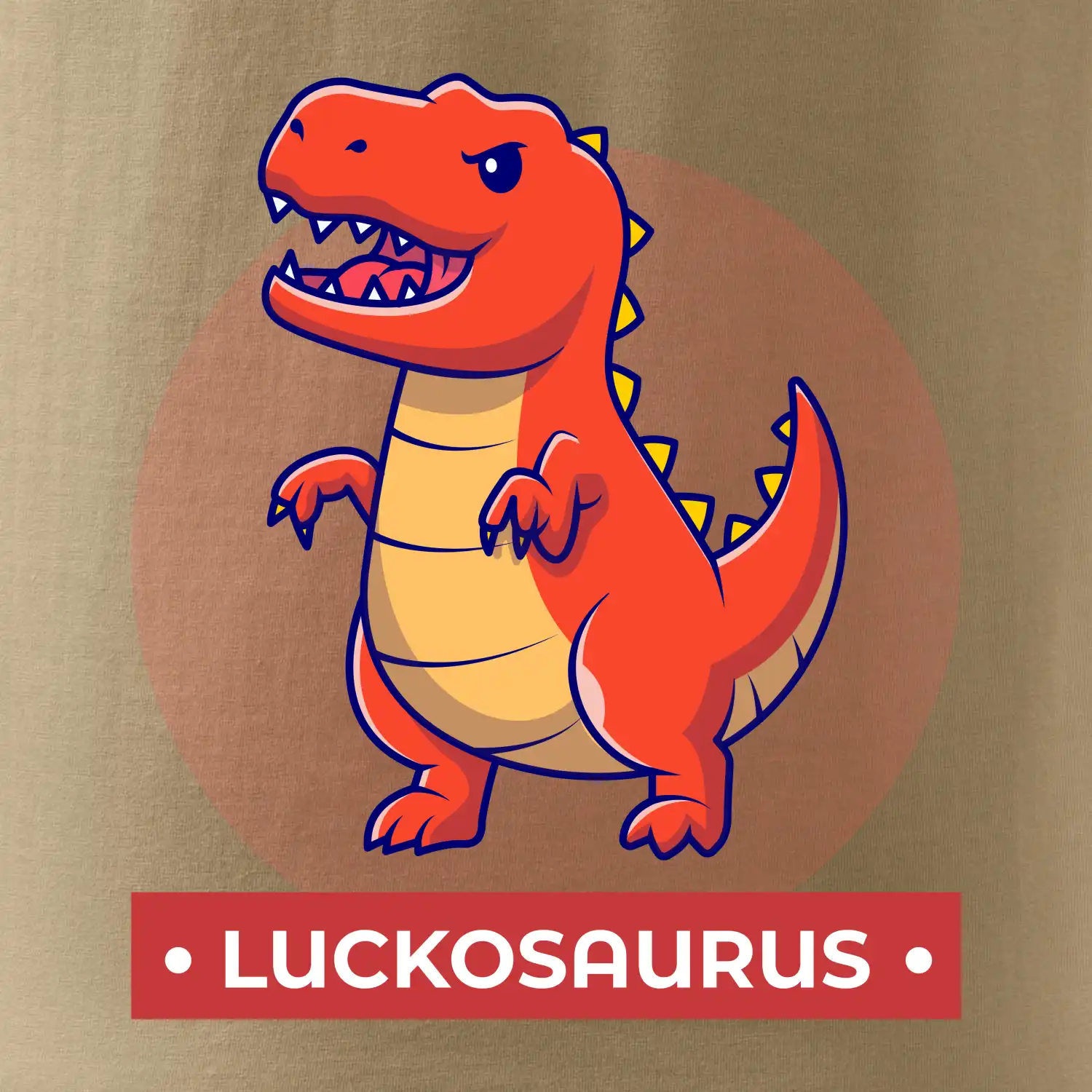 Dinosauří jména - oranžový dinosaurus