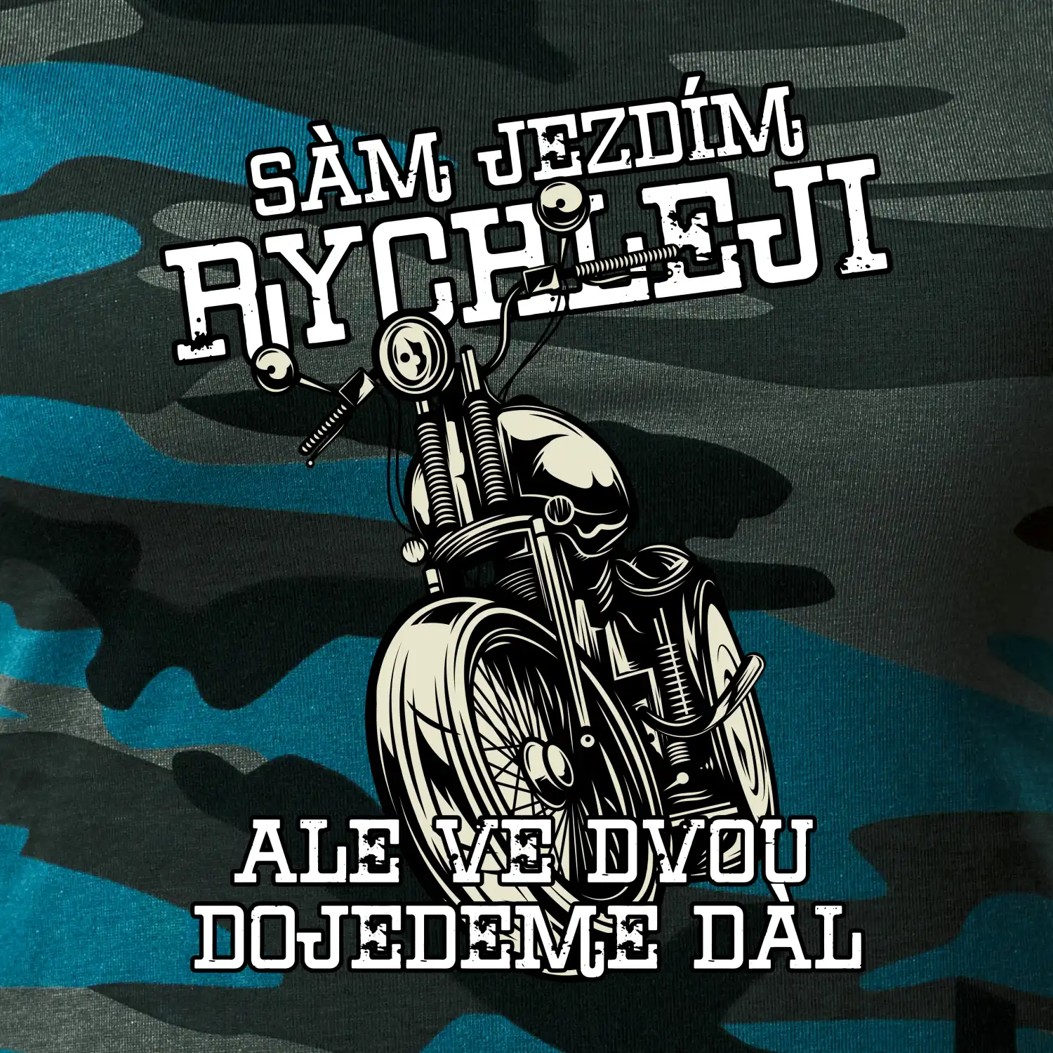 Sám jezdím rychleji, ale ve dvou dojedeme dál