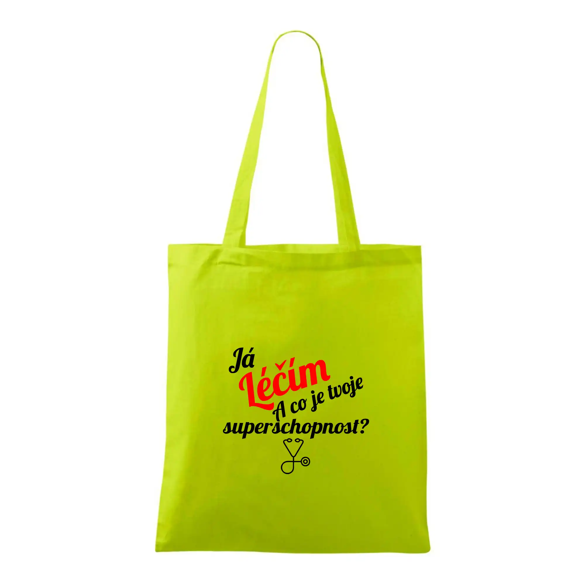 Já léčím - tvoje superschopnost? Šikmý nápis