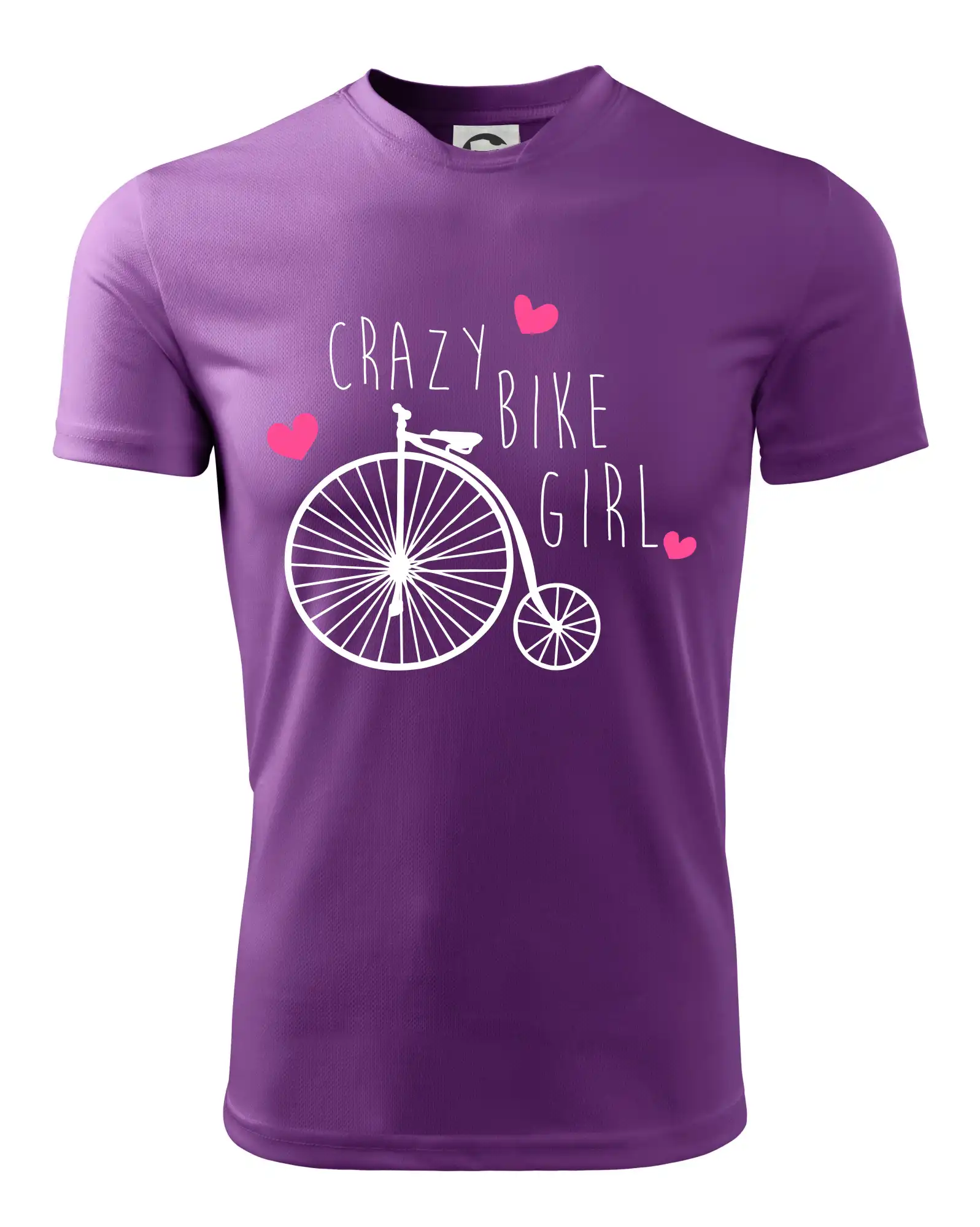 Crazy bike girl