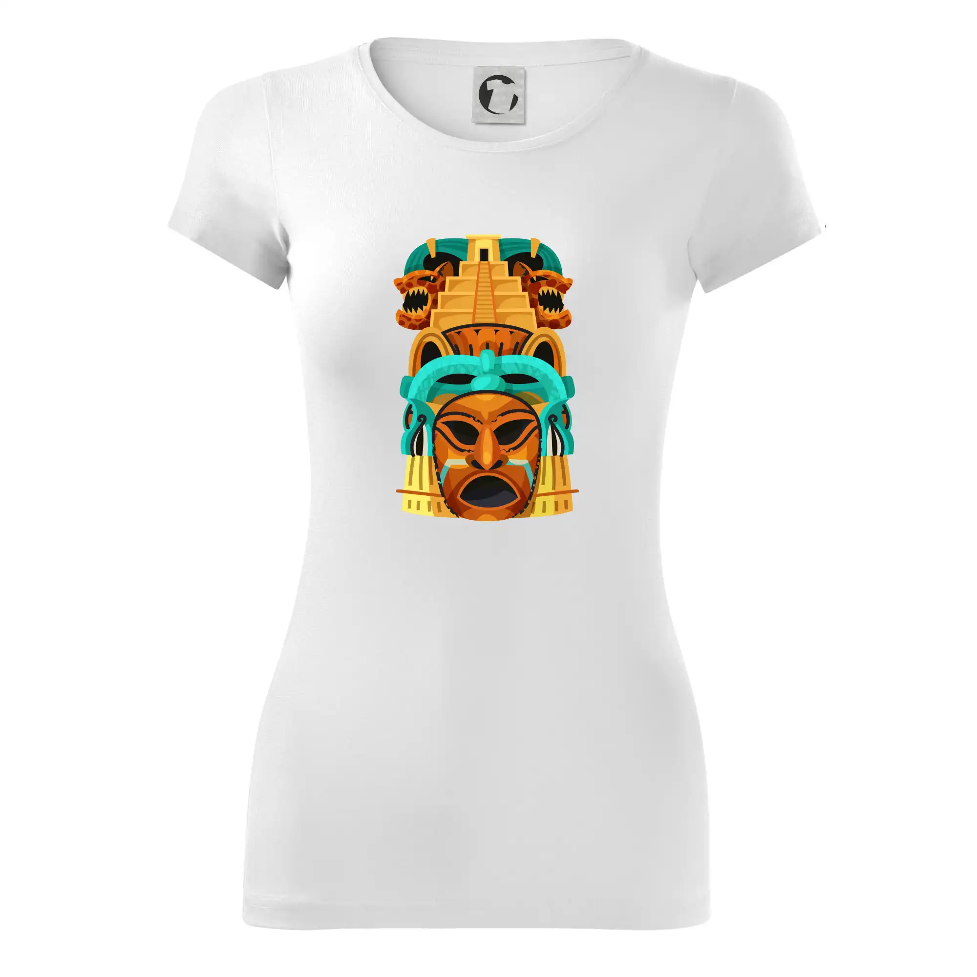 Mayové maska s pyramidou