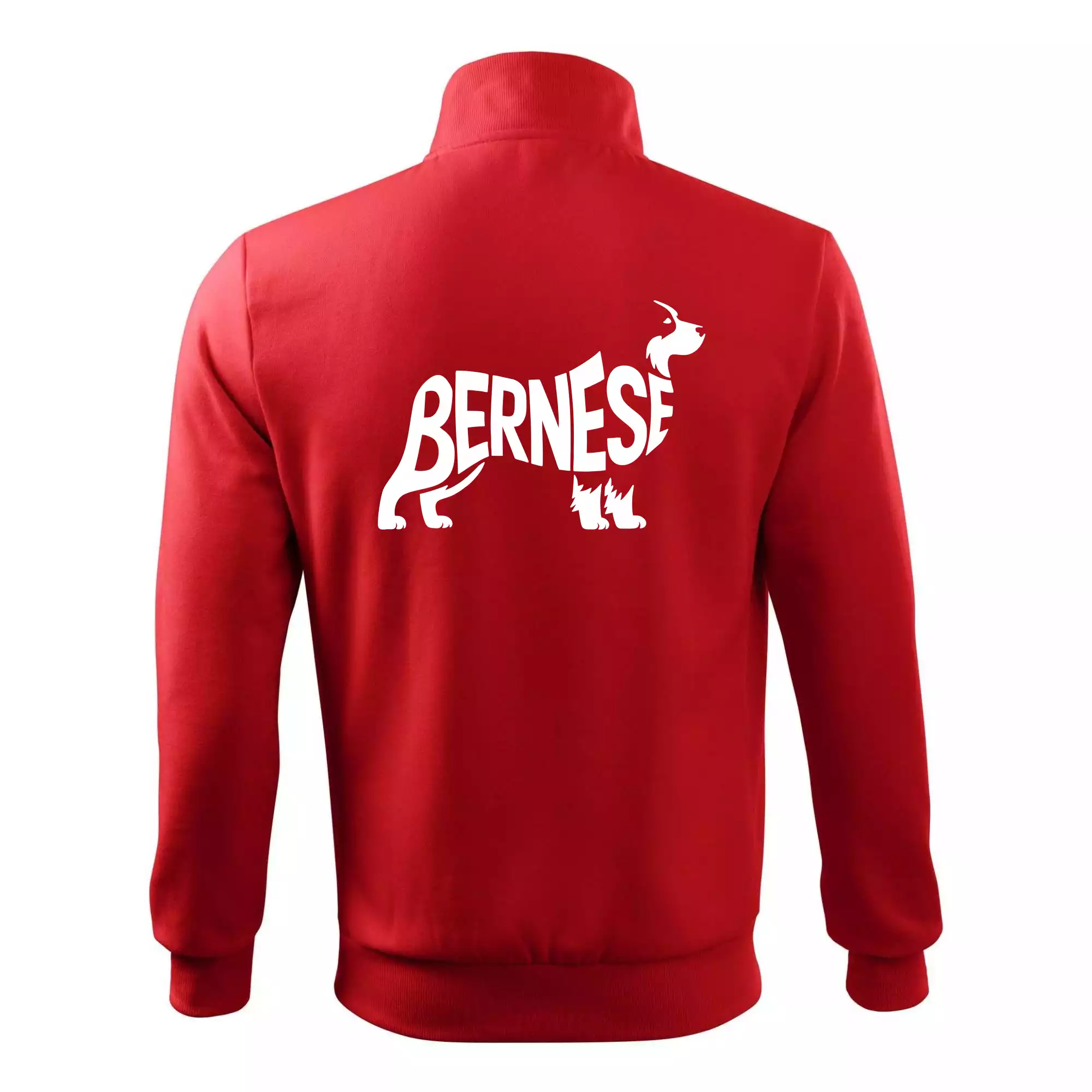 Bernese Mountain Dog nápis v těle