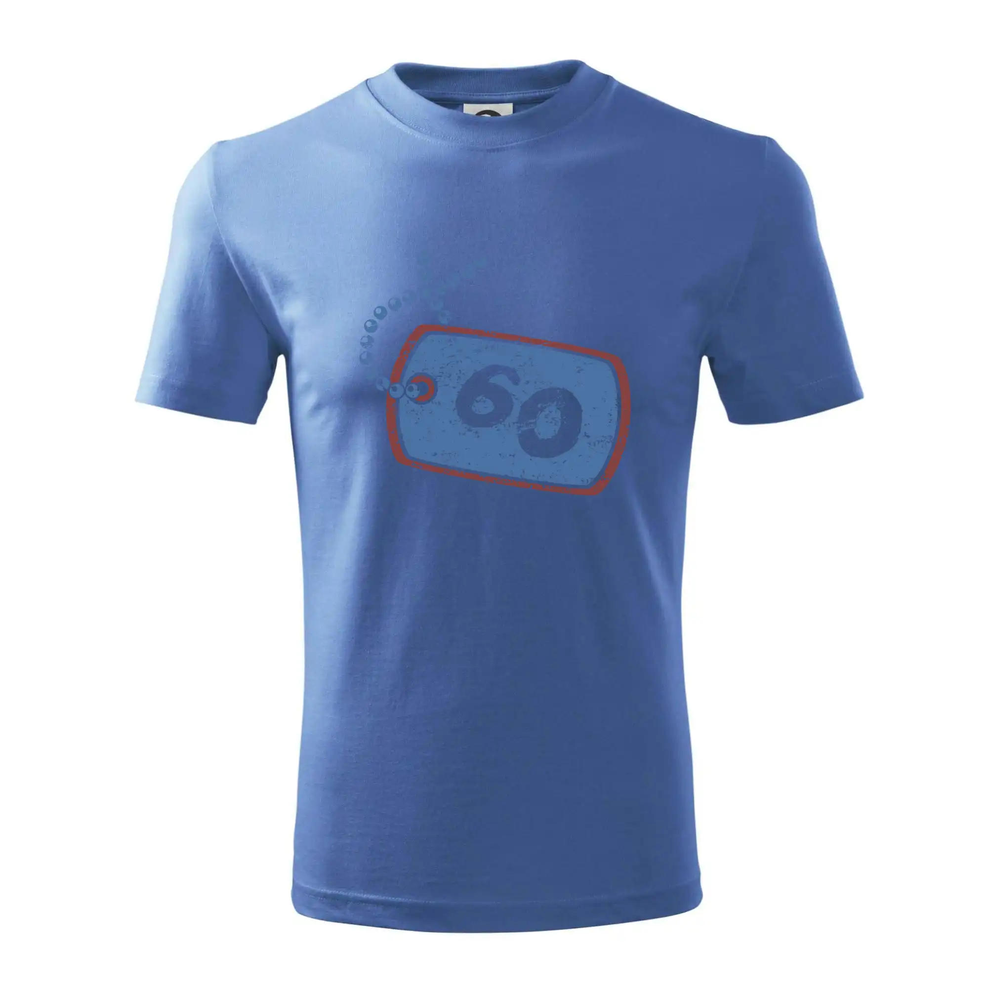 60 na krku štítek