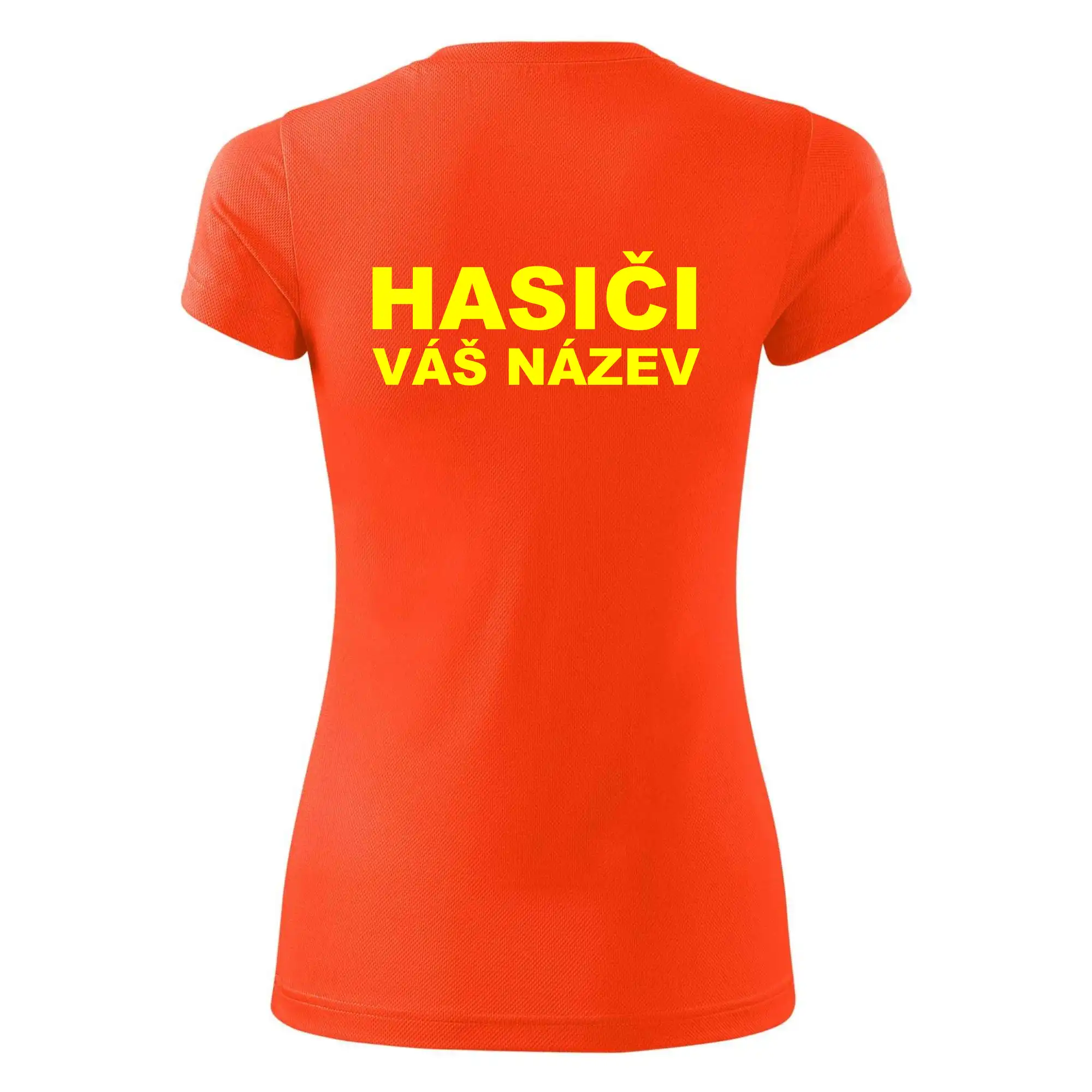 Hasiči - žlutý nápis - váš název sboru
