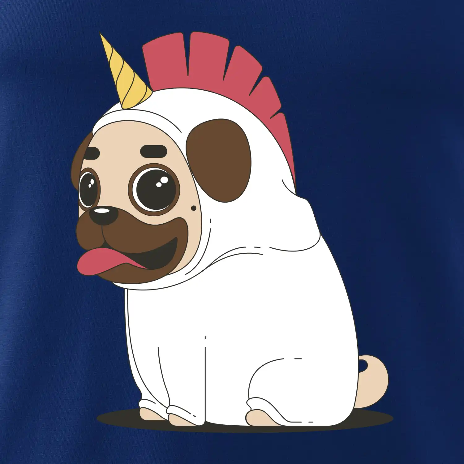 Mops a jednorožec