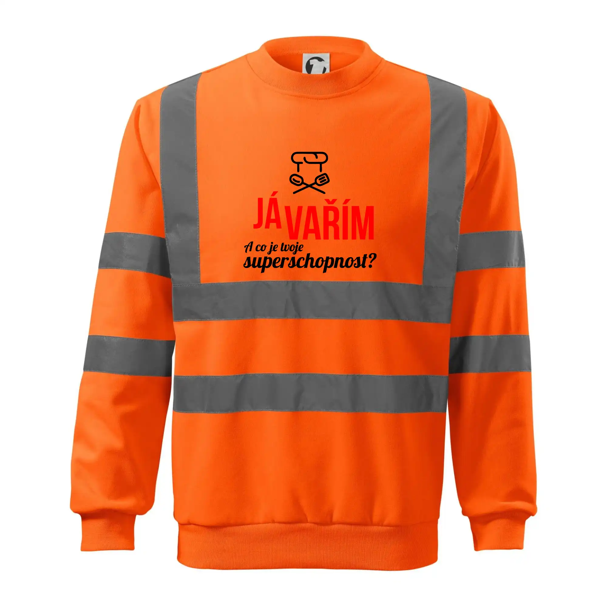 Já vařím - tvoje superschopnost? rovný nápis