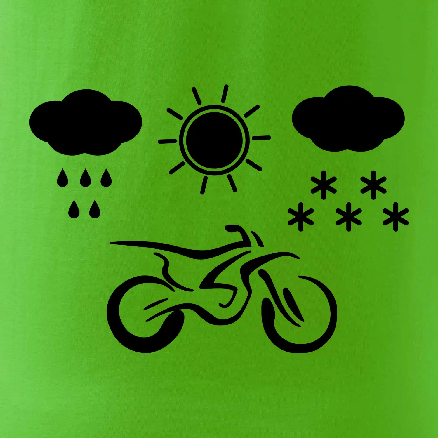 Motorkář za každého počasí - enduro