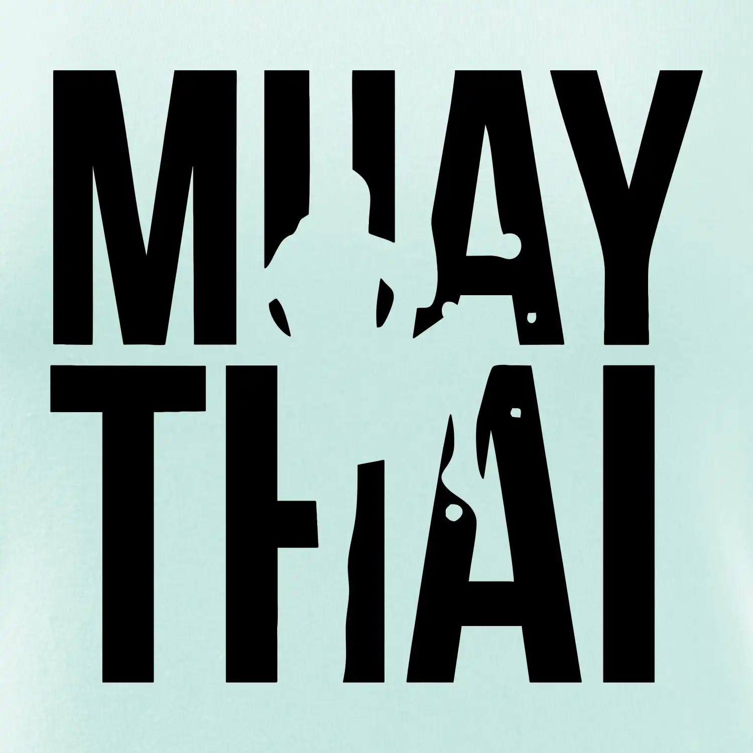Nápis Muay Thai