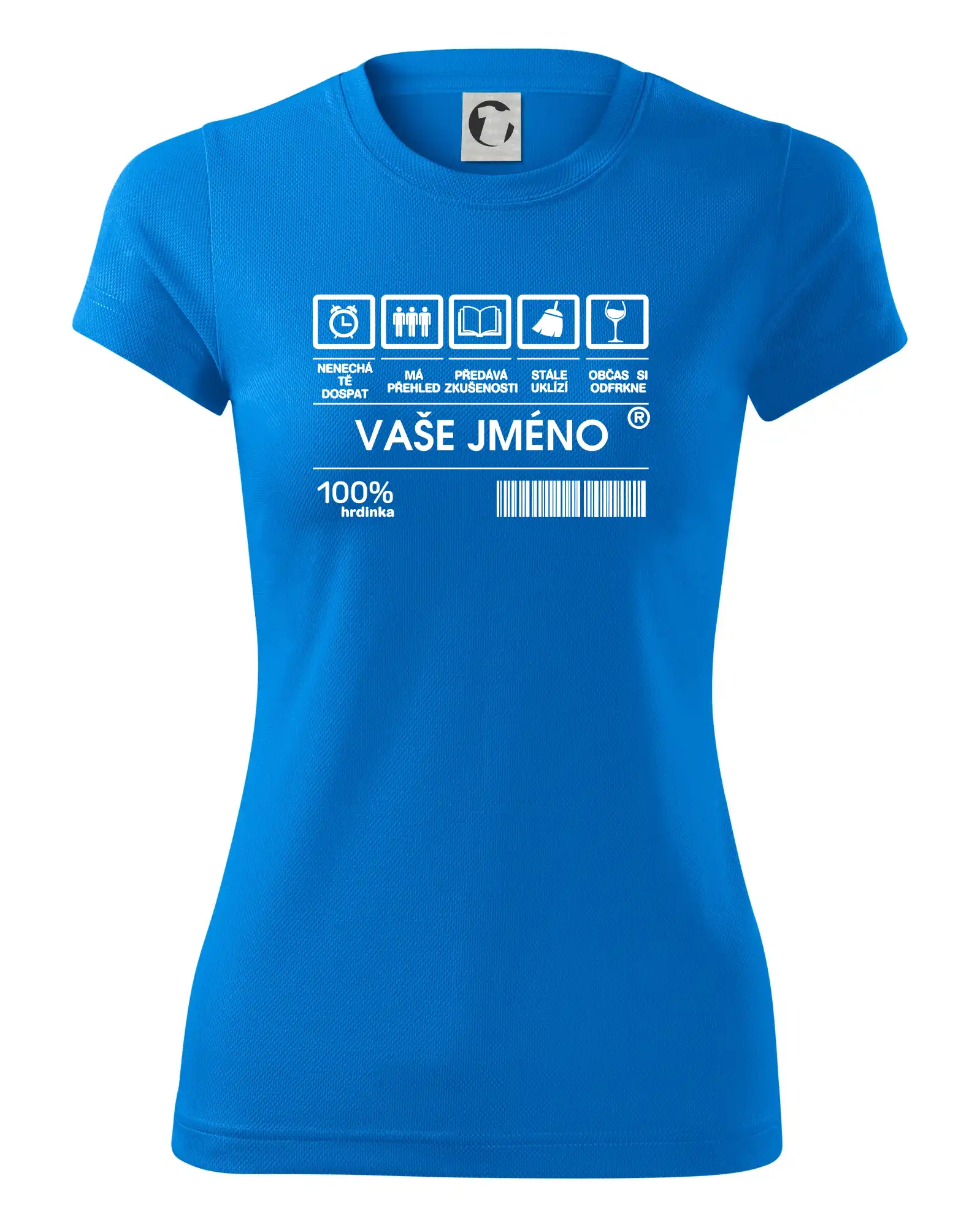 Vaše jméno - čárový kód
