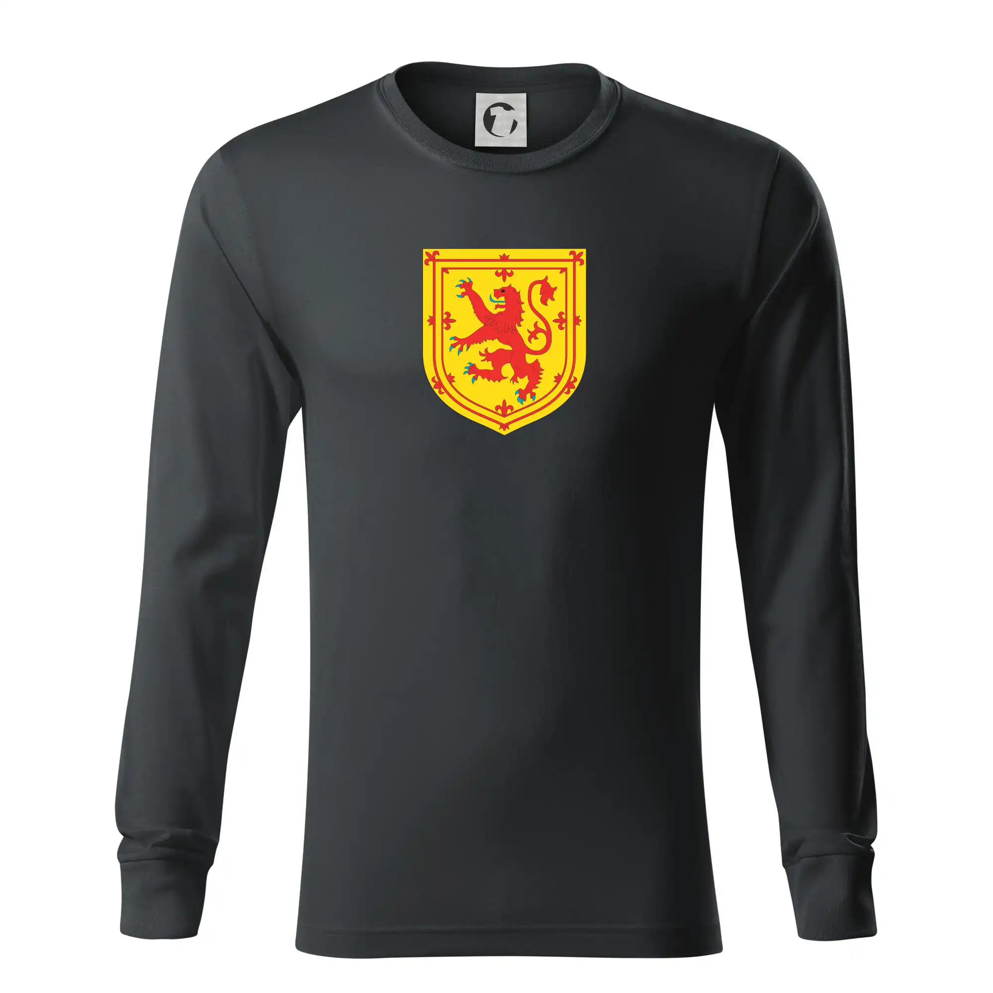 Skotský lev na hrudi