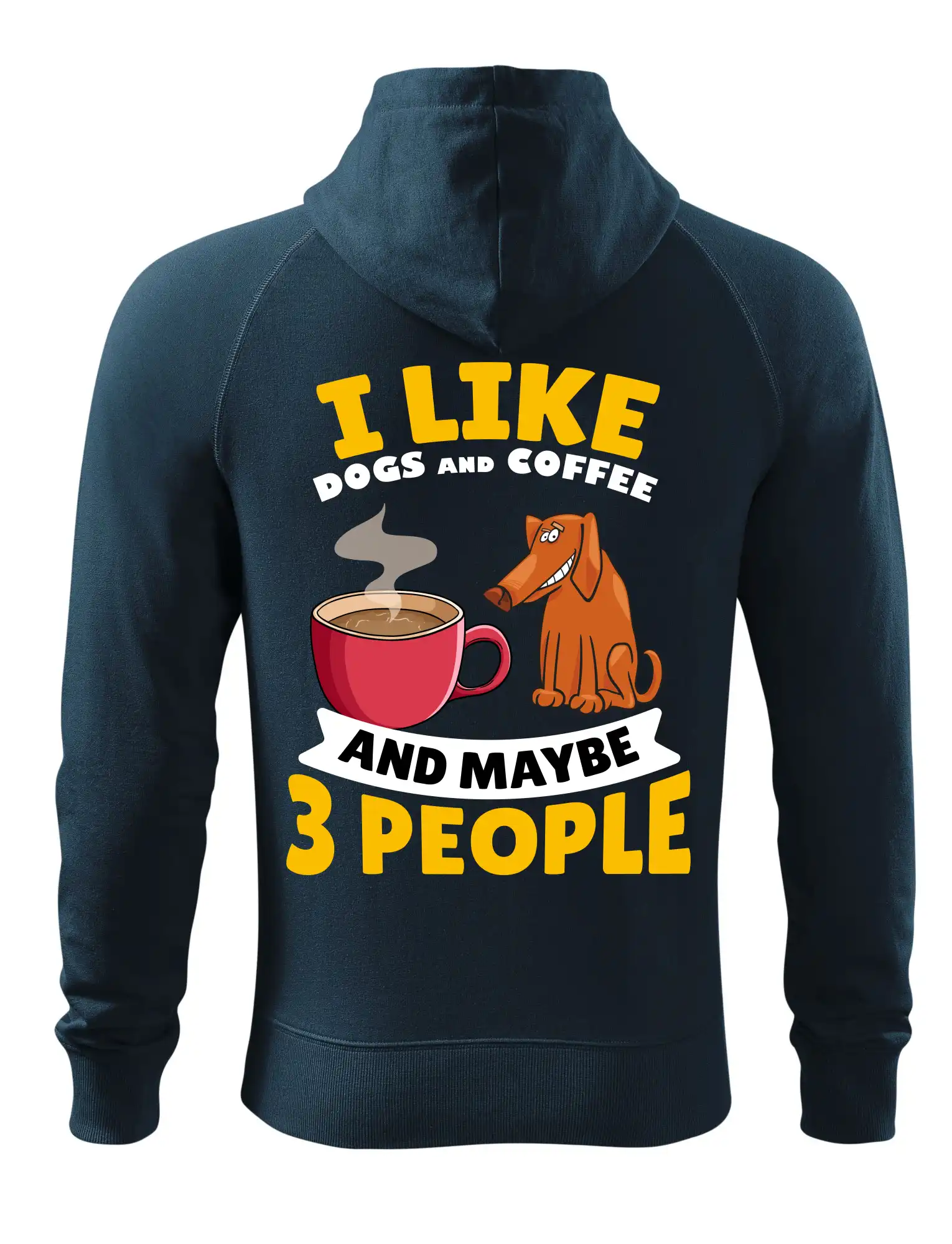 I like dogs and coffee and maybe 3 people