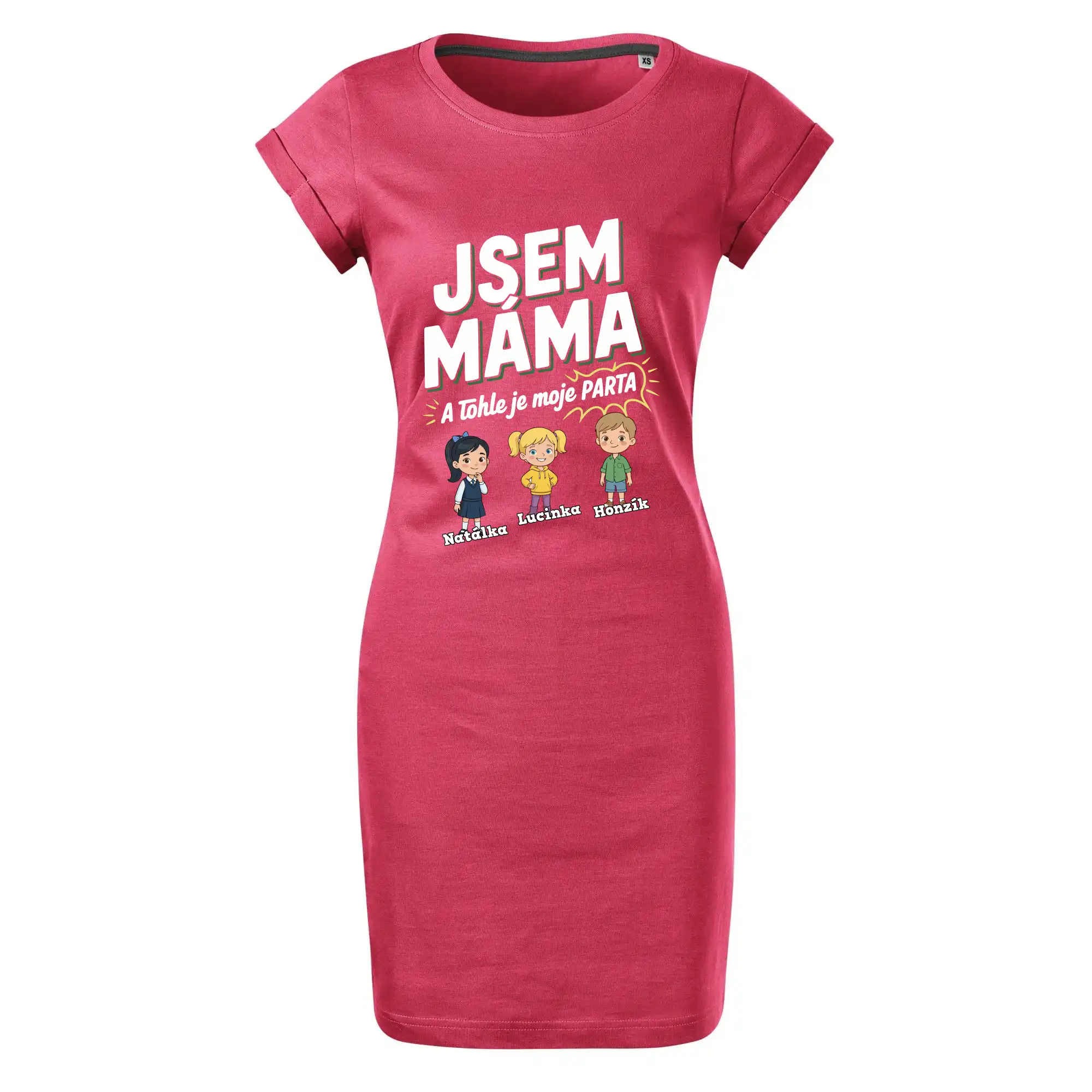 Jsem máma a tohle je moje parta  (obrázky a jména dětí)