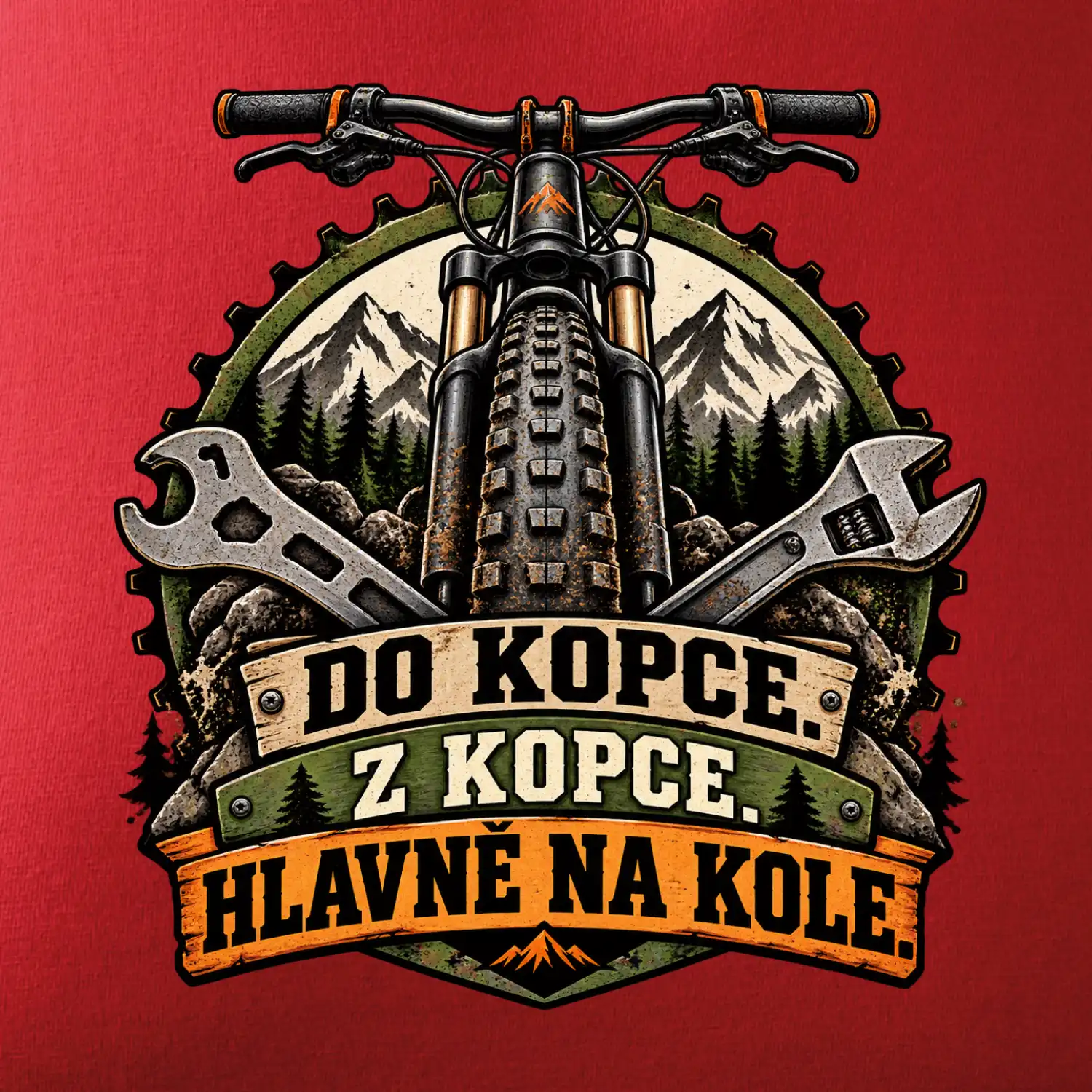 Do kopce z kopce hlavně na kole