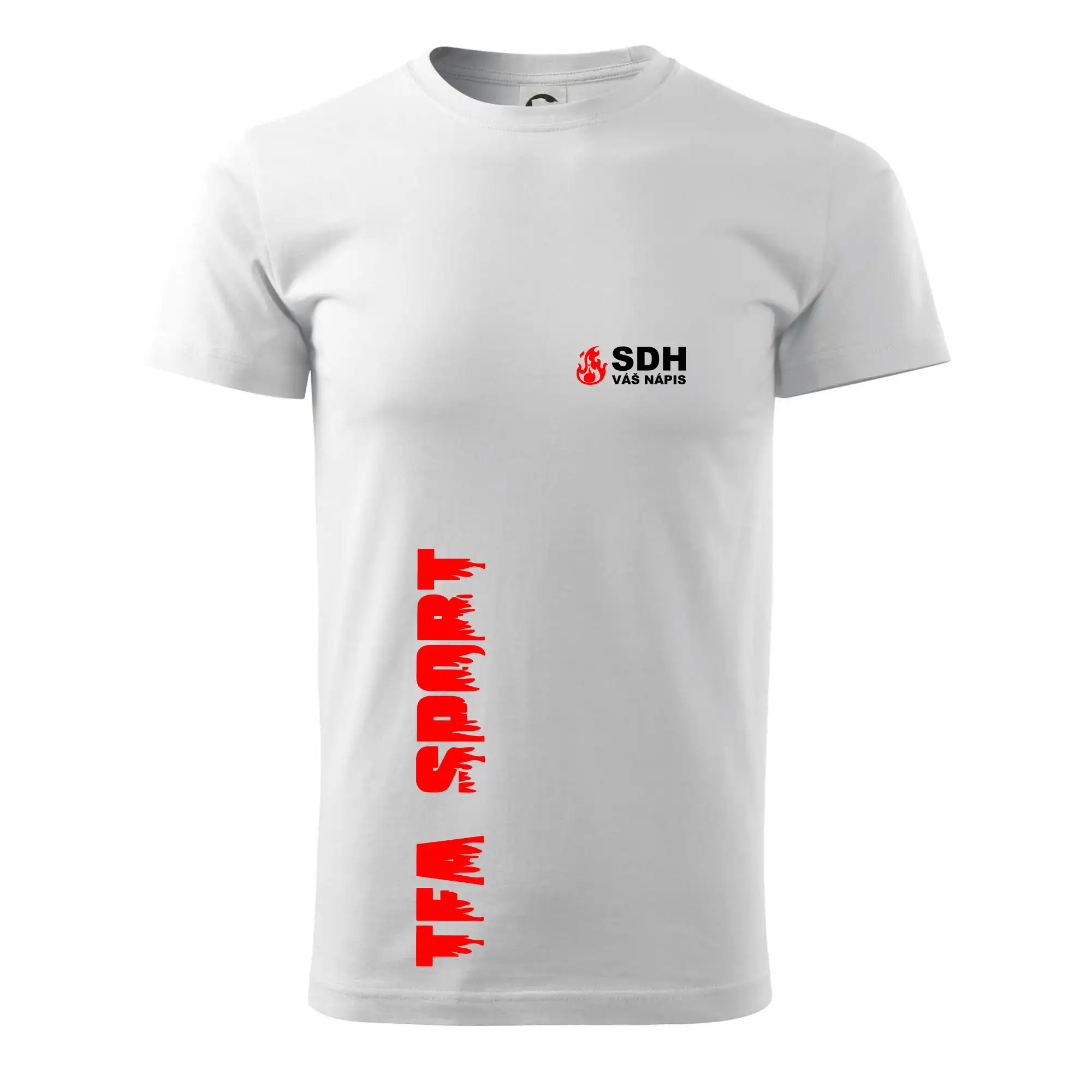 TFA Sport SDH (červený oheň) - Vlastní nápis