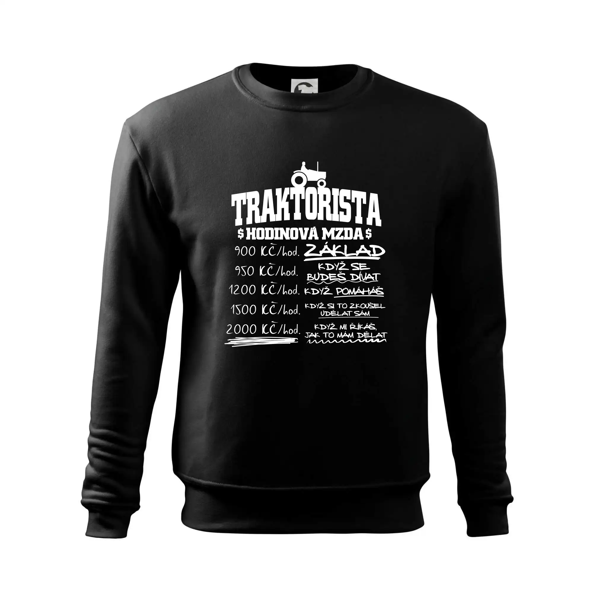 Traktorista hodinová mzda