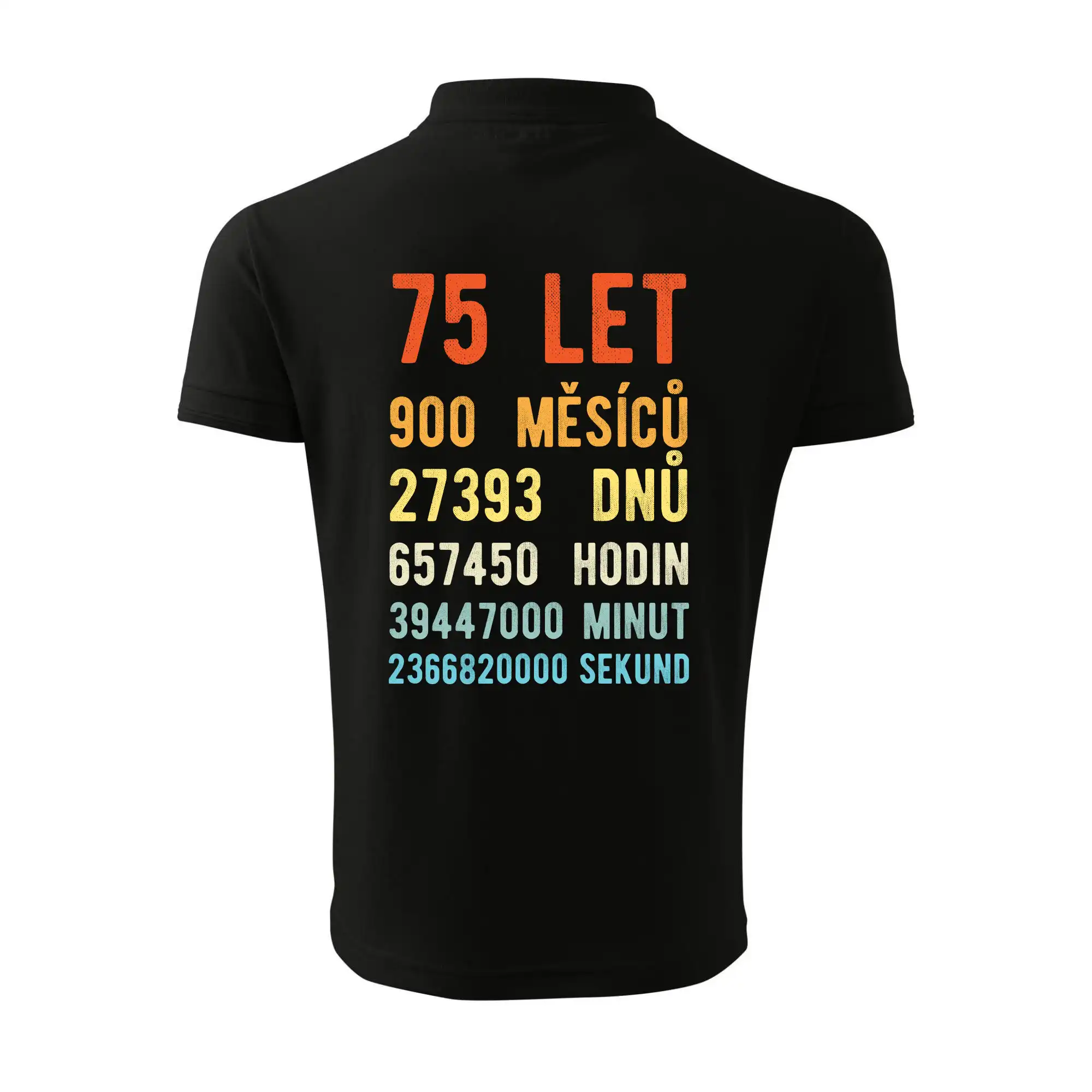 Narozeniny 75 přepočet času