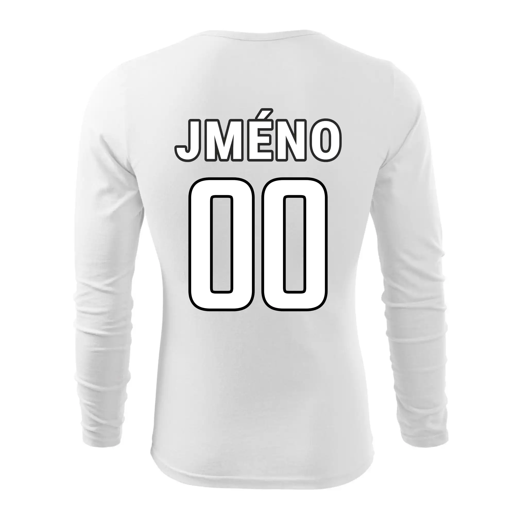 Hokejový dres - vlastní jméno a číslo