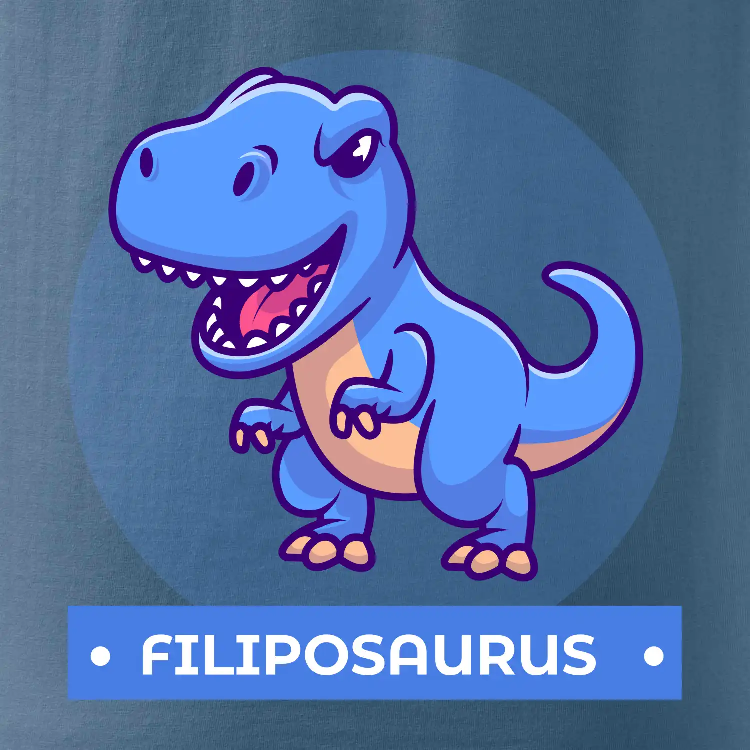 Dinosauří jména - modrý dinosaurus
