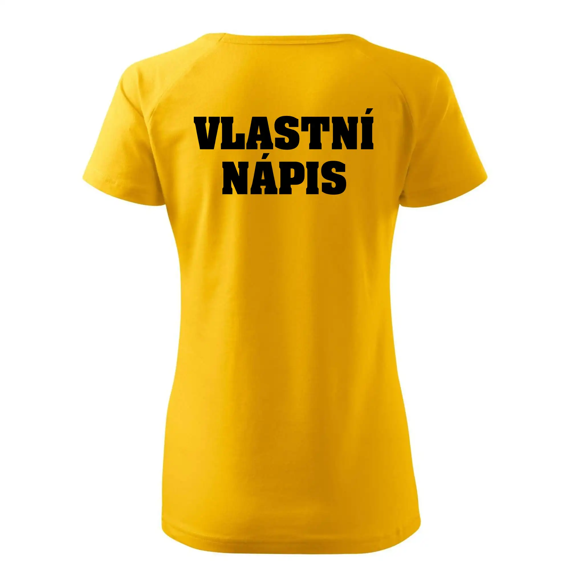 Hvězda života - vlastní nápis vpředu a vzadu