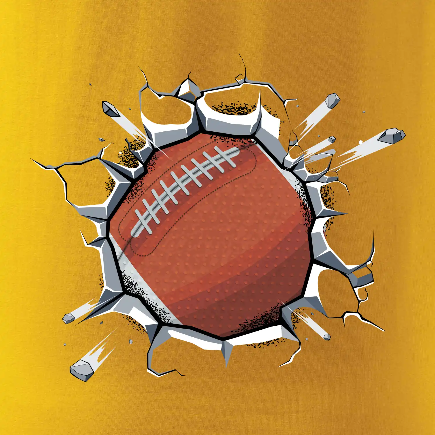 Americký fotbal míč v triku