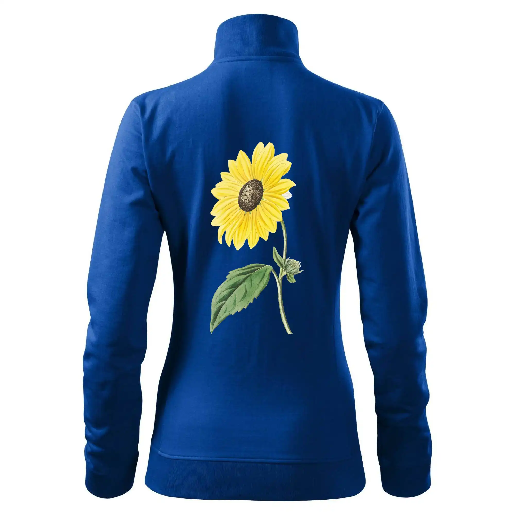 Slunečnice otočená