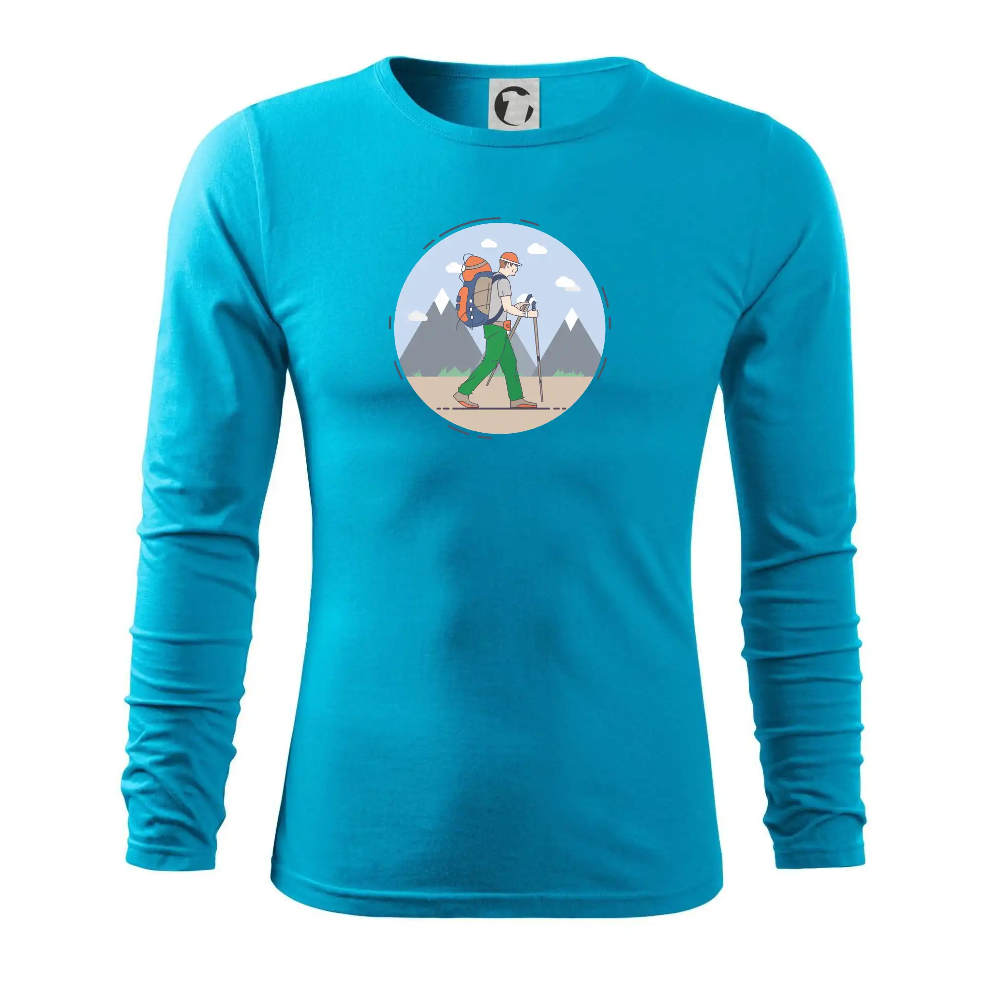 Barevný párový motiv na hory