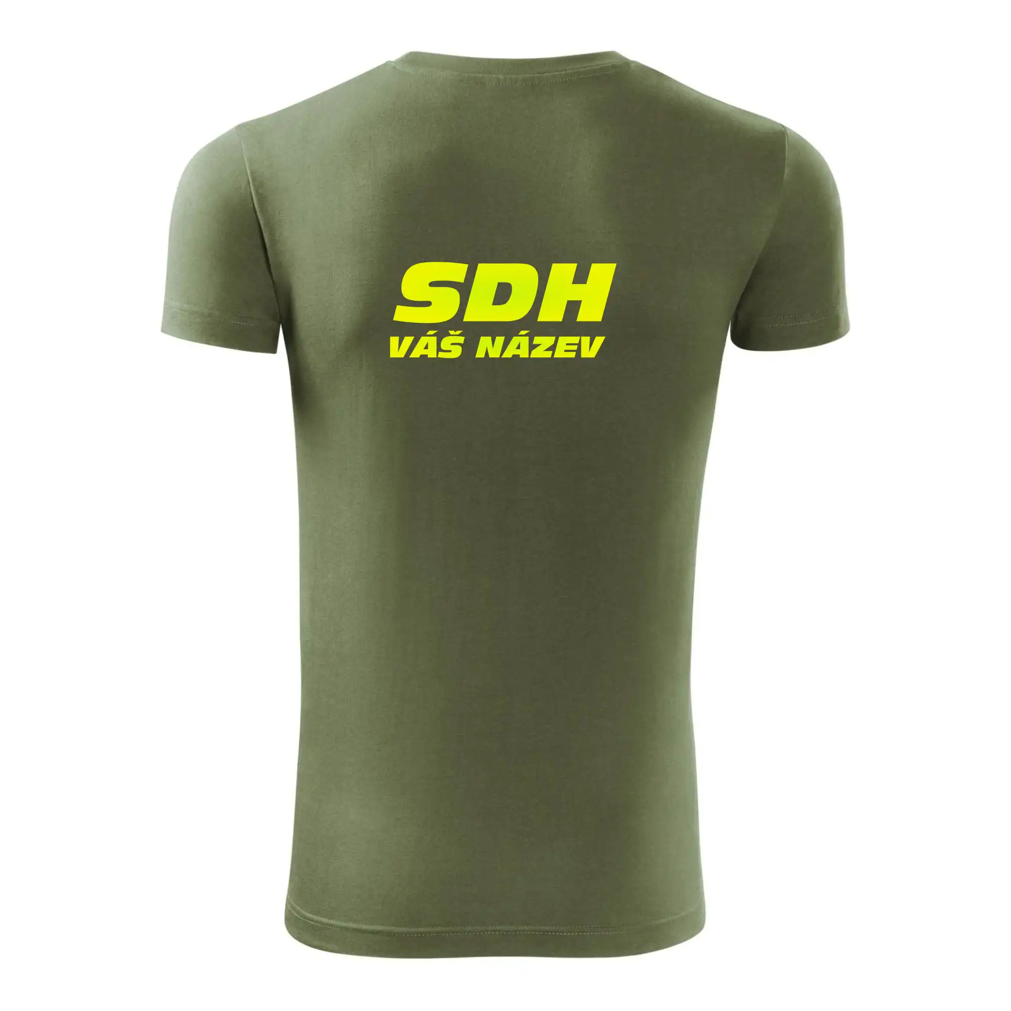 Hasičský sport SDH + váš název FLUO
