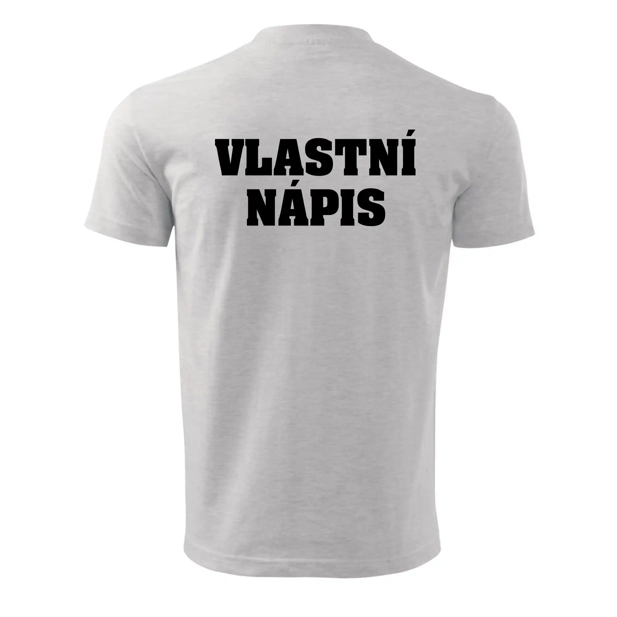 Hvězda života - vlastní nápis vpředu a vzadu